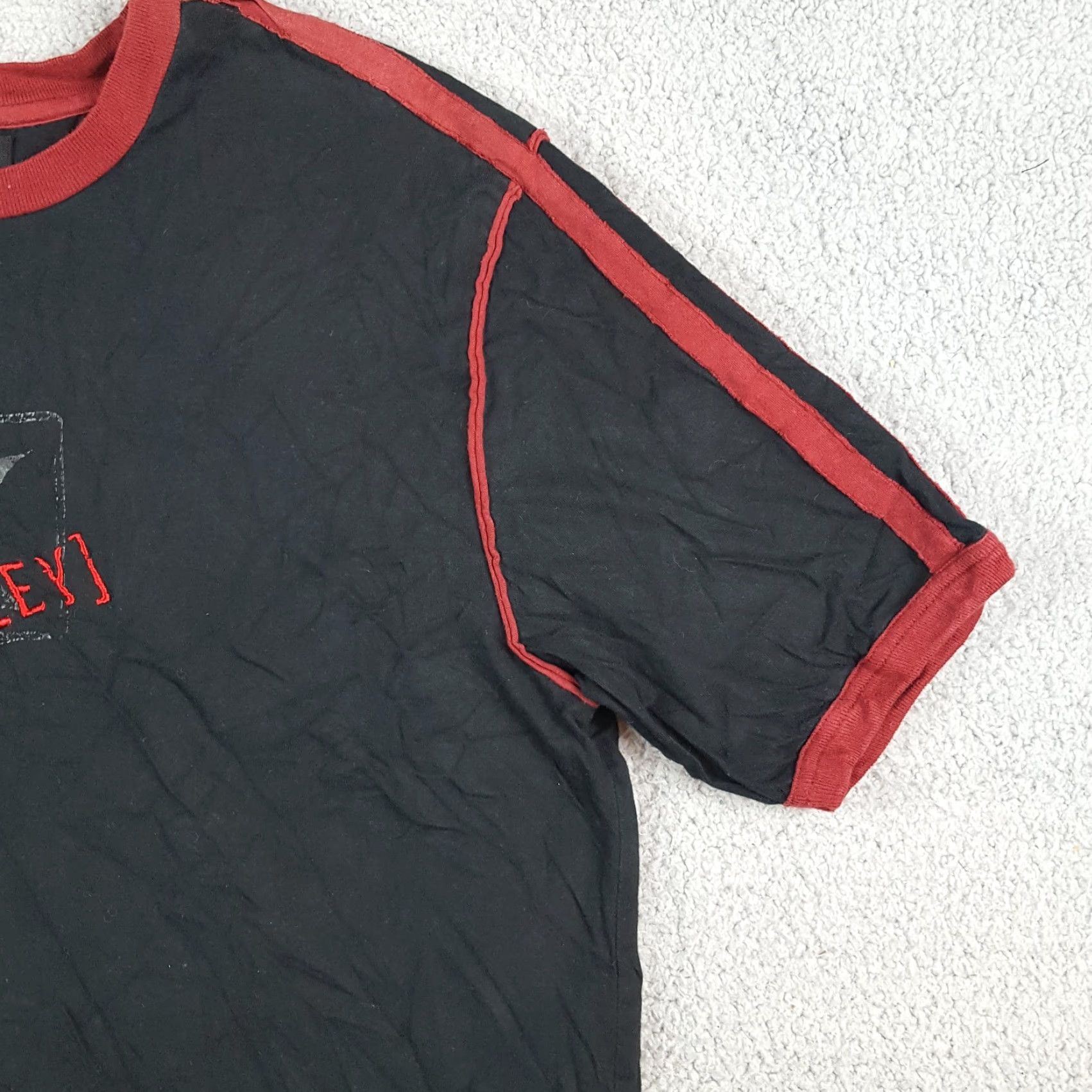 Hurley VINTAGE Hurley Men's T-Shirt XL Blue 90s Surf Skater Beach Retro Logo Cotton Size US XL / EU 56 / 4 - 4 Thumbnail