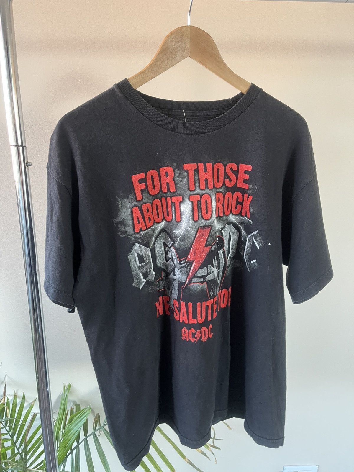 Band Tees × Vintage AC/DC Vintage Tee Size US XL / EU 56 / 4 - 1 Thumbnail