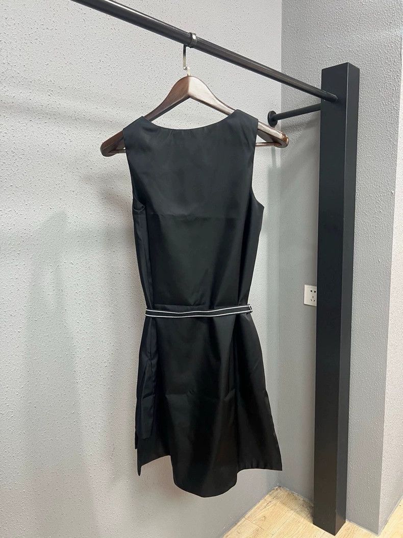 Prada Prada Black Nylon Vest Dress-2506 Size S / US 4 / IT 40 - 2 Thumbnail