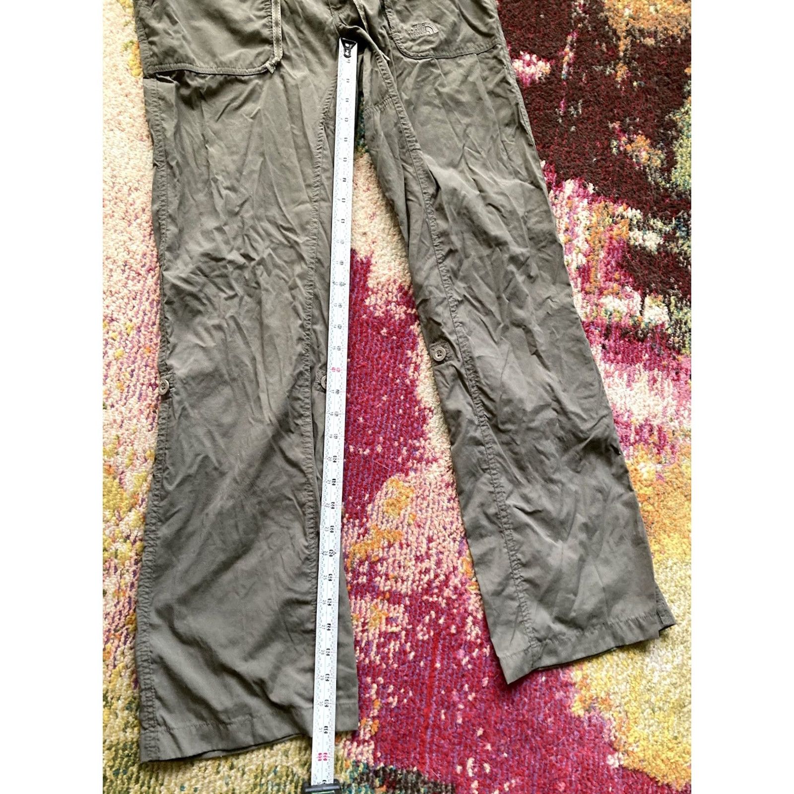 The North Face The North Face Womens Hiking Pants Size 8 Nylon Quick Dry Ripstop Drawstring Brown Casual Travel Workwear Outdoor Camping Size 30" / US 8 / IT 44 - 3 Thumbnail