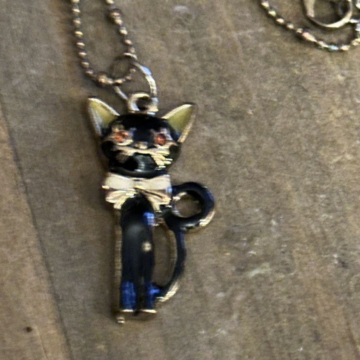 Betsey Johnson Betsey Johnson black cat pendant necklace Size ONE SIZE - 3 Thumbnail