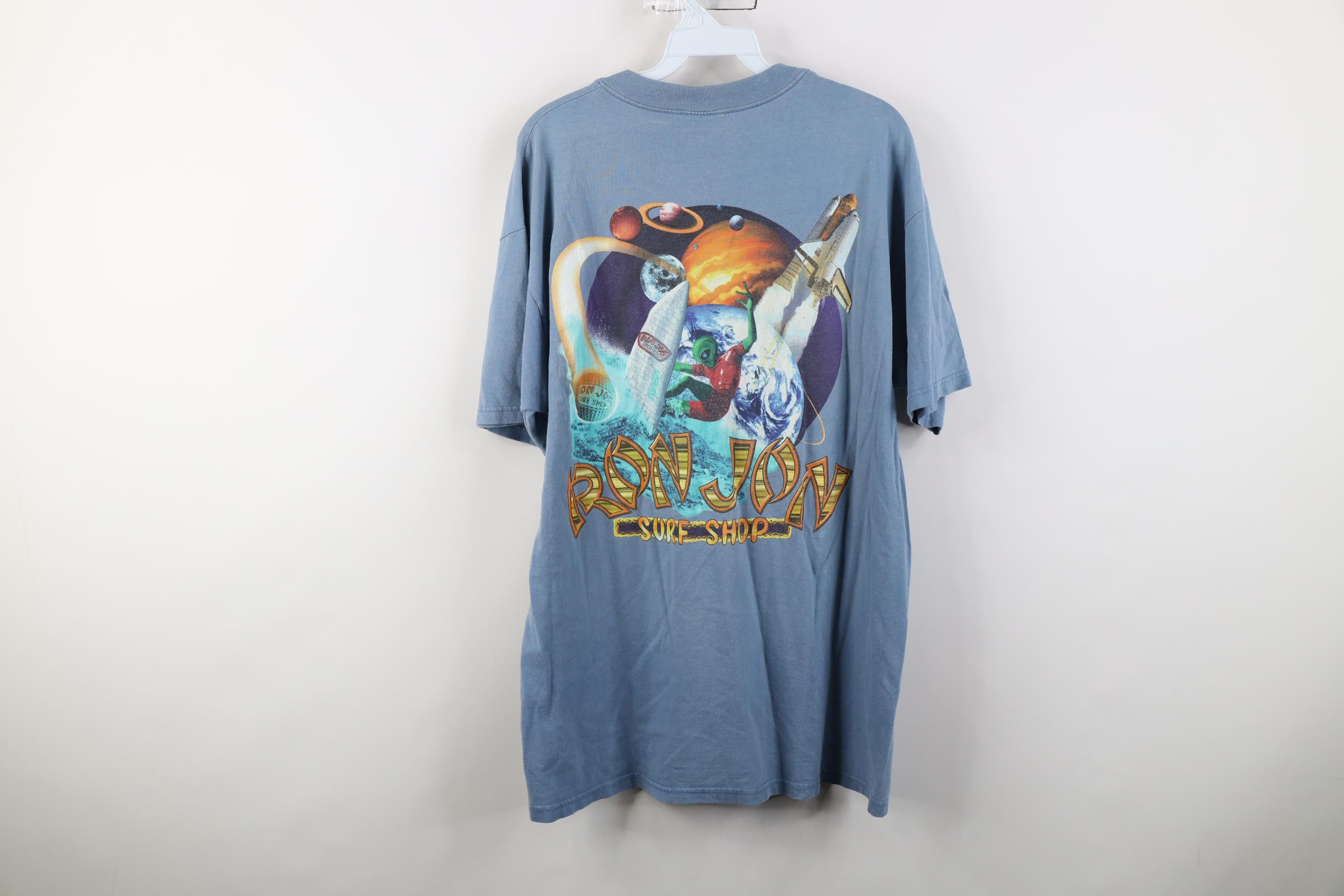 Vintage Vintage 90s Y2K Ron Jon Surf Shop Alien Space Golf T-Shirt Size US L / EU 52-54 / 3 - 13 Thumbnail