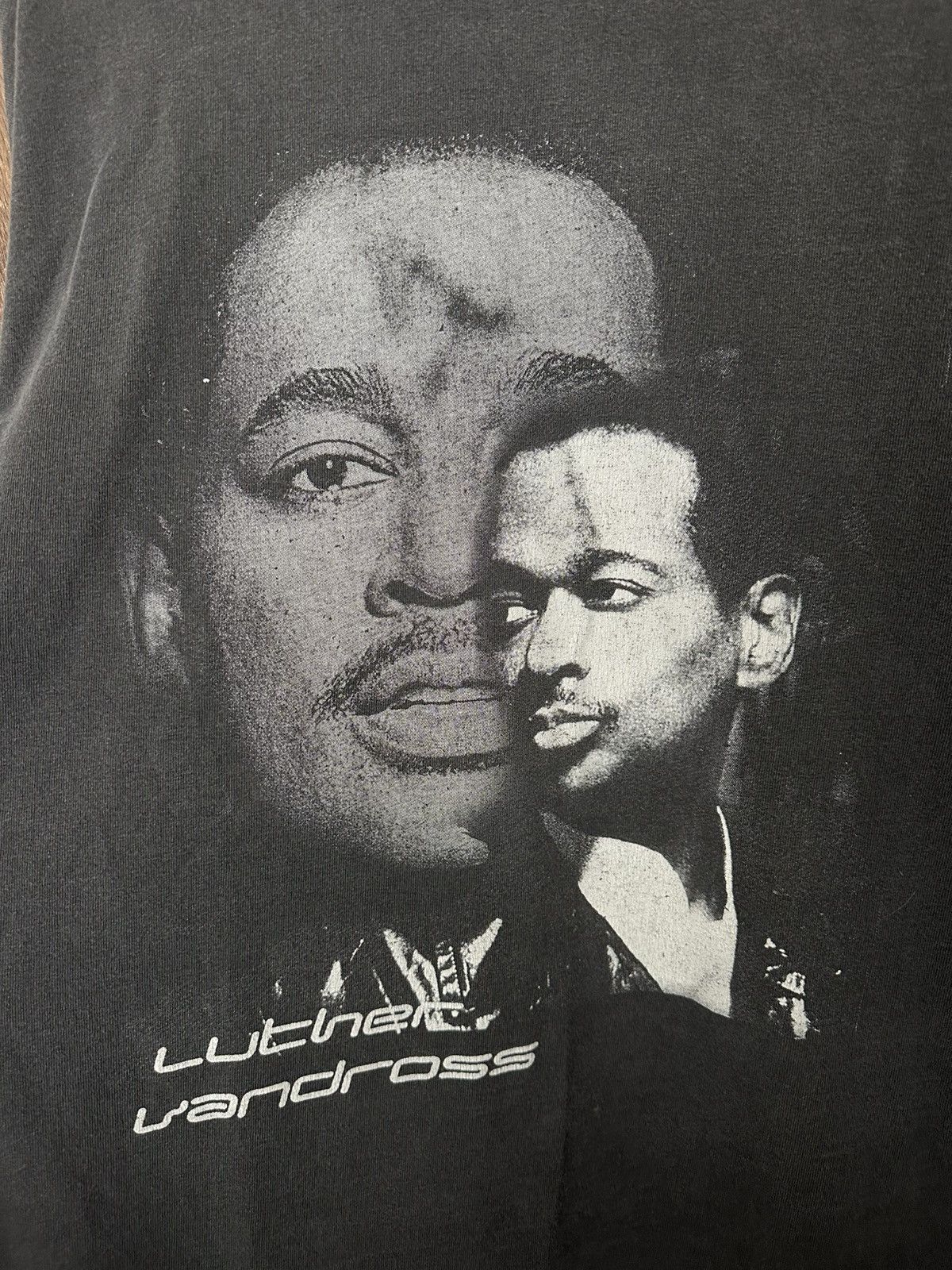 Band Tees Luther Vansross Vintage Band T-Shirt Tee Long Sleeve 90s Size US XL / EU 56 / 4 - 5 Thumbnail