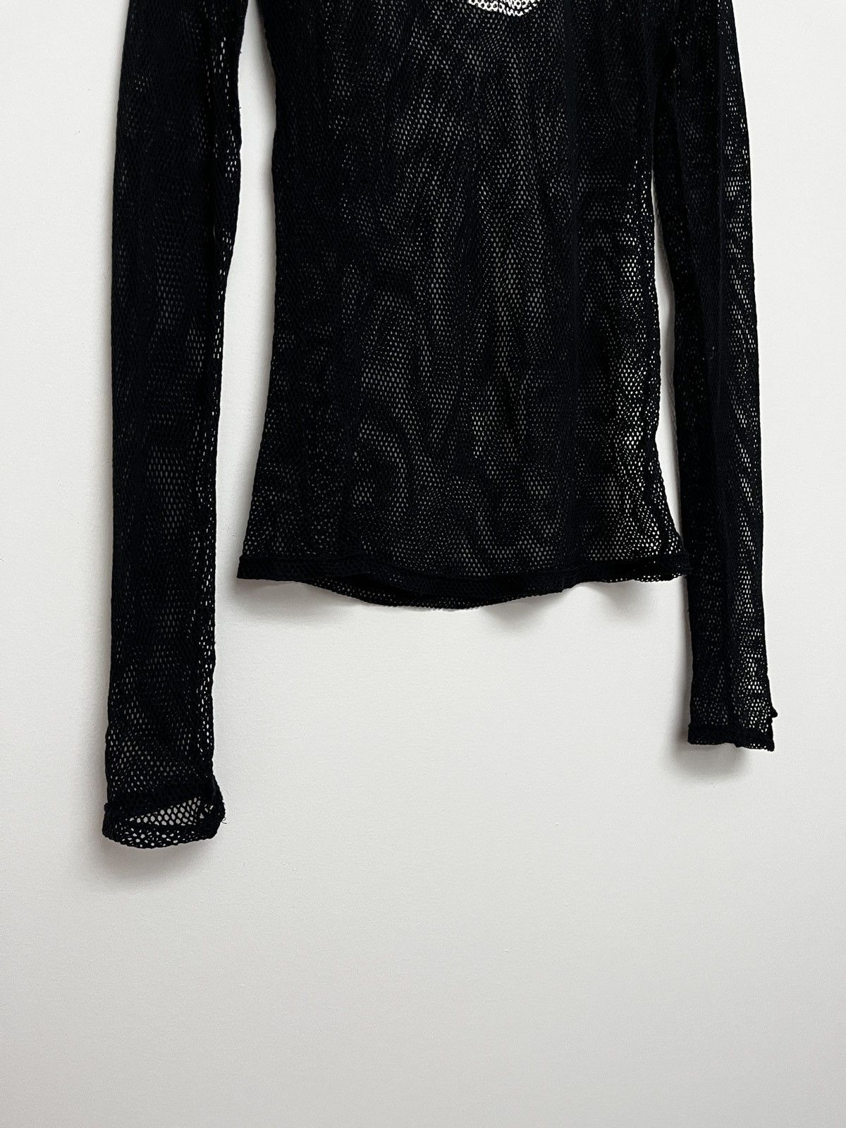 Vintage Vintage 90s Skull Mesh Long Sleeve Shirt (unisex) Size US M / EU 48-50 / 2 - 16 Thumbnail