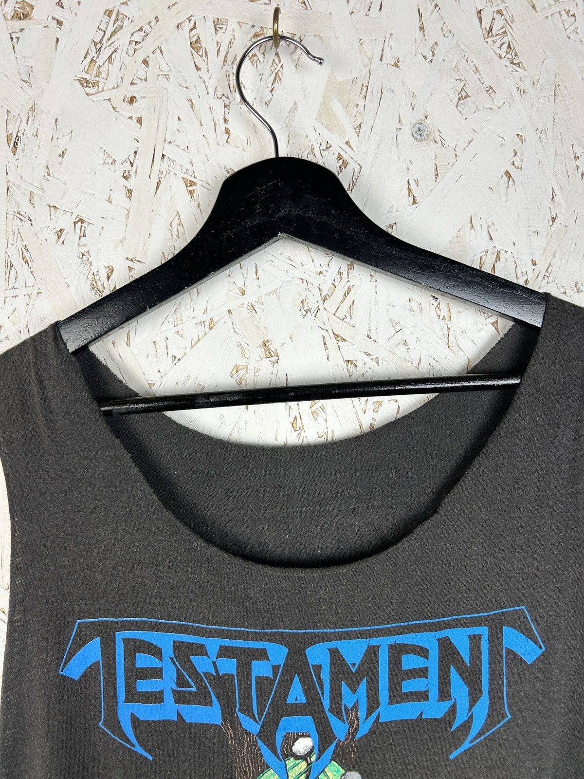 Band Tees 80s Testament 1988 Disciples Of The Watch Sleeveless Top ~XL Size US XL / EU 56 / 4 - 4 Thumbnail