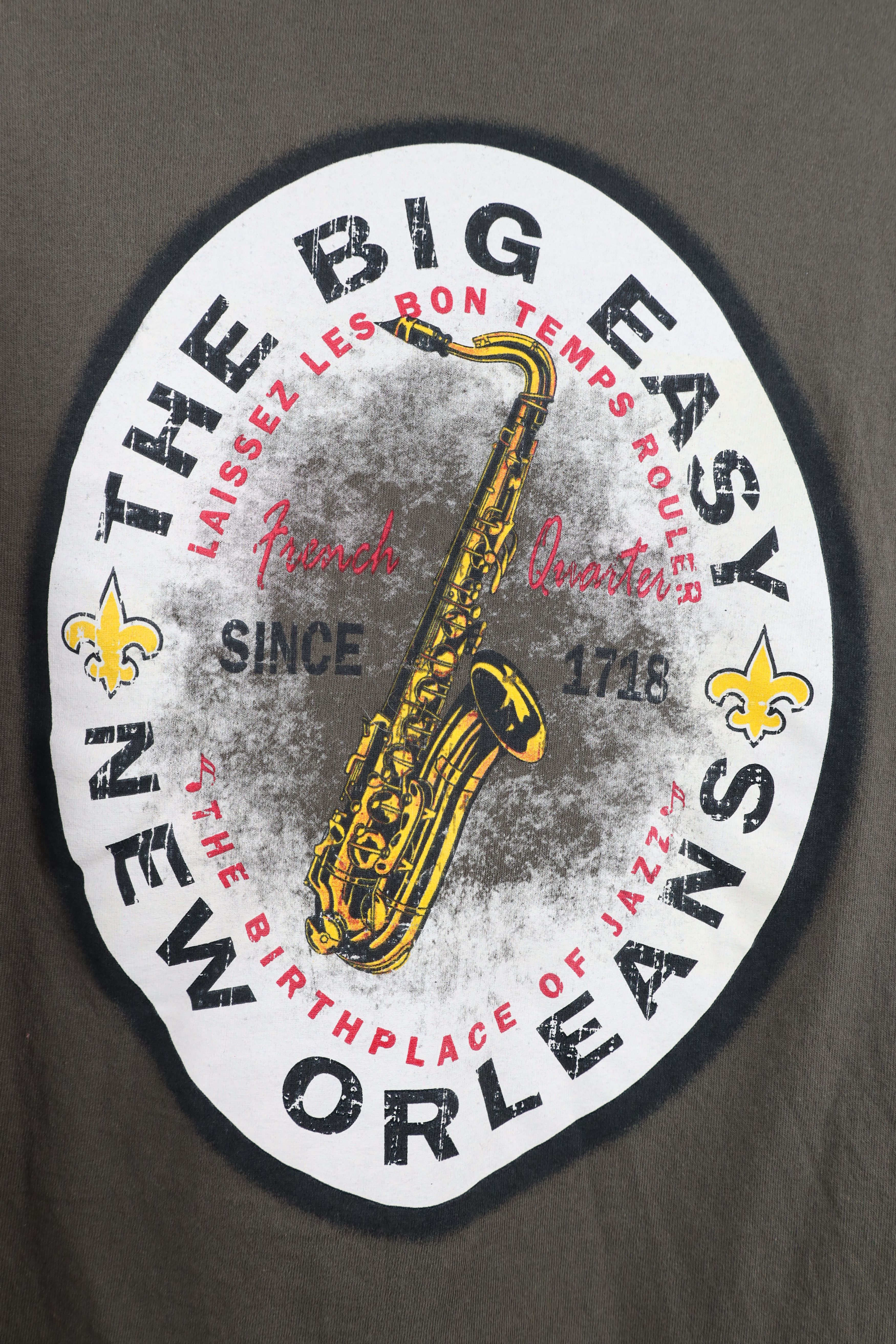 Vintage Vintage 90s Out Jazz Music The Big Easy New Orleans T-Shirt Size US M / EU 48-50 / 2 - 6 Thumbnail