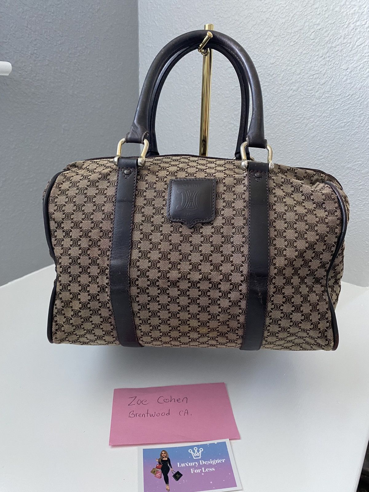 Celine Authentic Vintage Boston Duffel Bag Size ONE SIZE - 1 Thumbnail