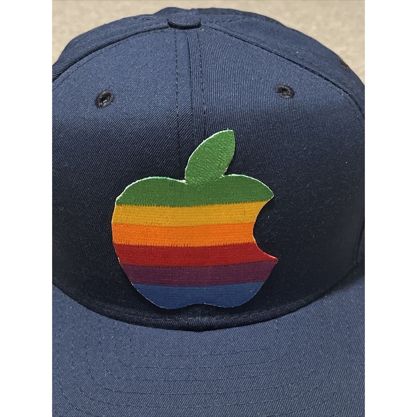 Apple Vintage 80s Med-Large Apple Mac Macintosh Computers New Era Size ONE SIZE - 9 Thumbnail