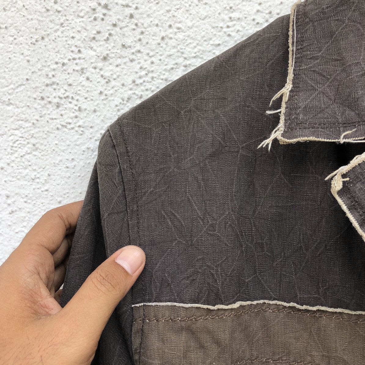 Japanese Brand Vintage Field Town Plus Patchwork Distressed Design Jacket Size US L / EU 52-54 / 3 - 16 Thumbnail