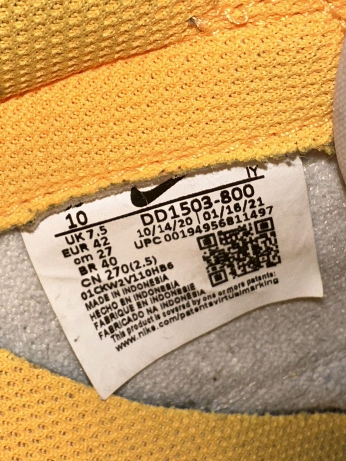 Nike Nike Dunk Low Laser Orange Size 10 (W) Size US 10 / IT 40 - 6 Thumbnail