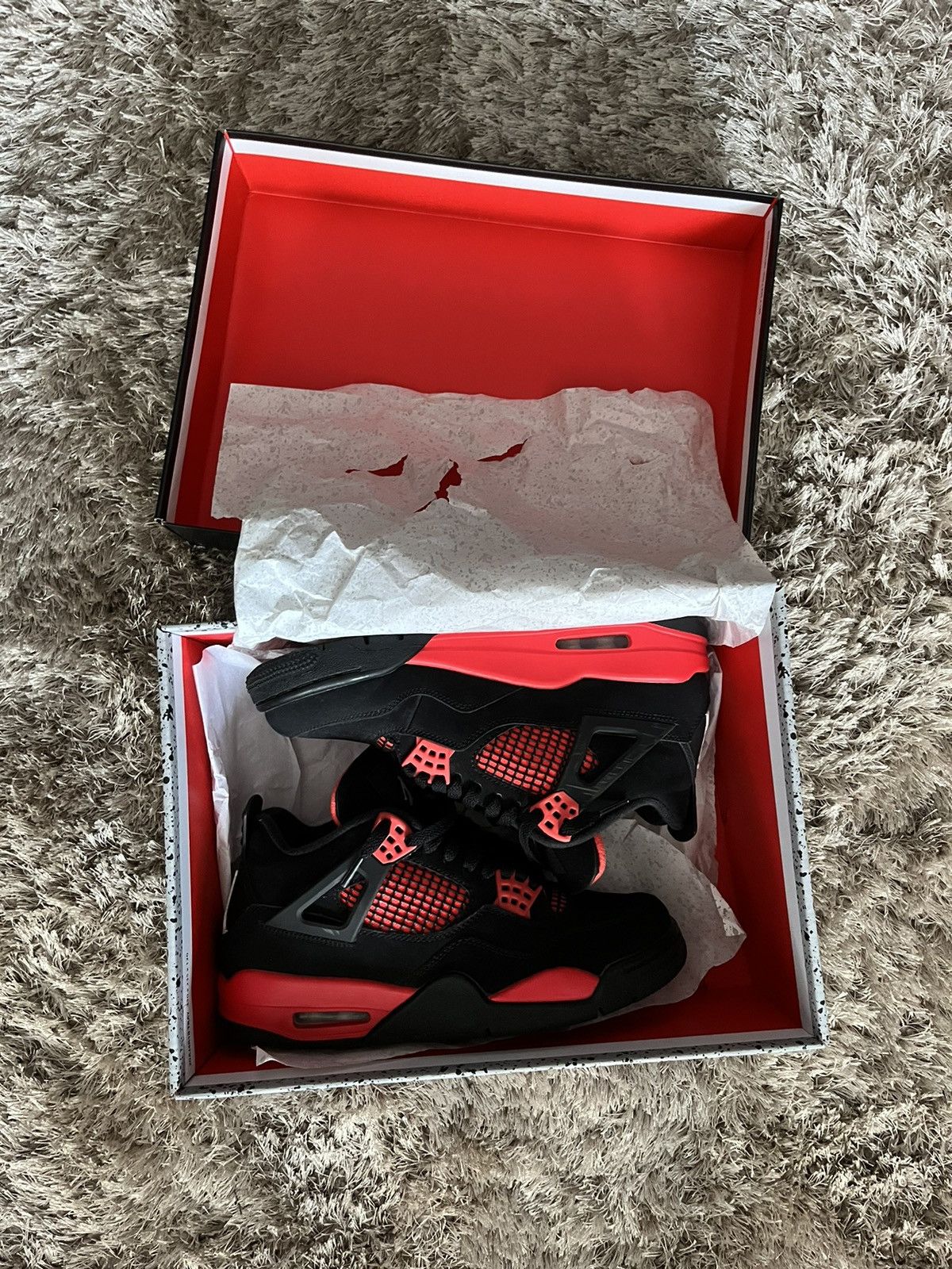 Jordan Brand × Nike Air Jordan 4 | Red Thunder Size US 7.5 / EU 40-41 - 1 Thumbnail