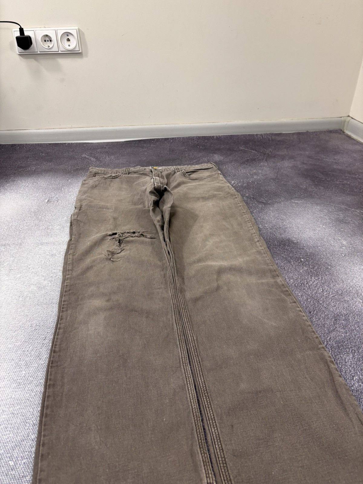 Carhartt Vintage Carhartt Relaxed Fit Khaki Brown Work Pants Trousers Size US 33 - 8 Thumbnail