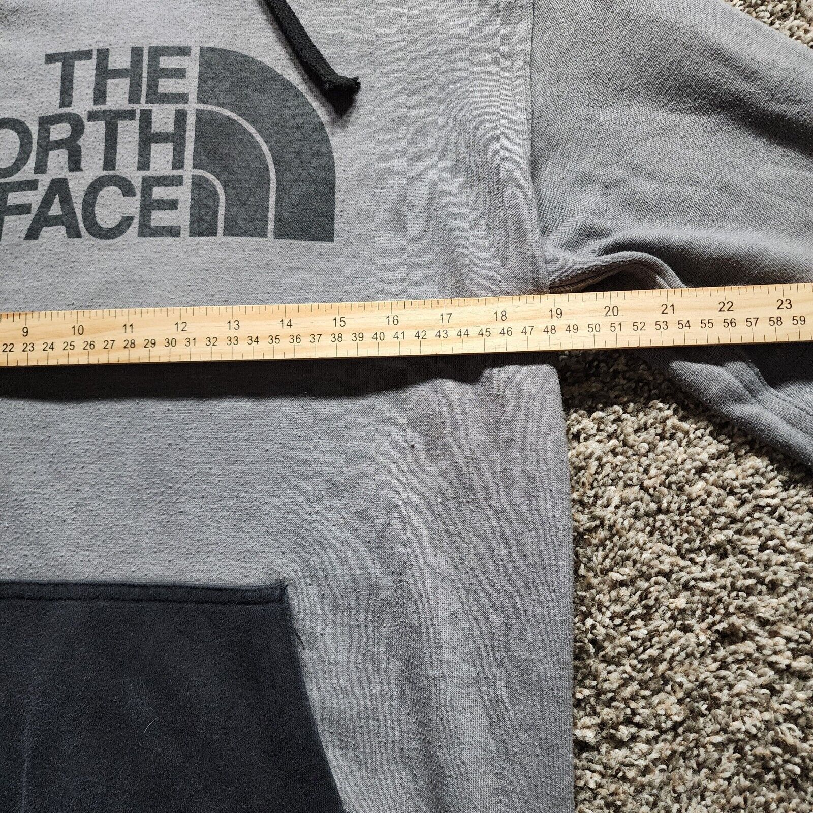The North Face The North Face Hoodie S Gray Long Sleeve Front Logo Pullover Size US S / EU 44-46 / 1 - 6 Thumbnail