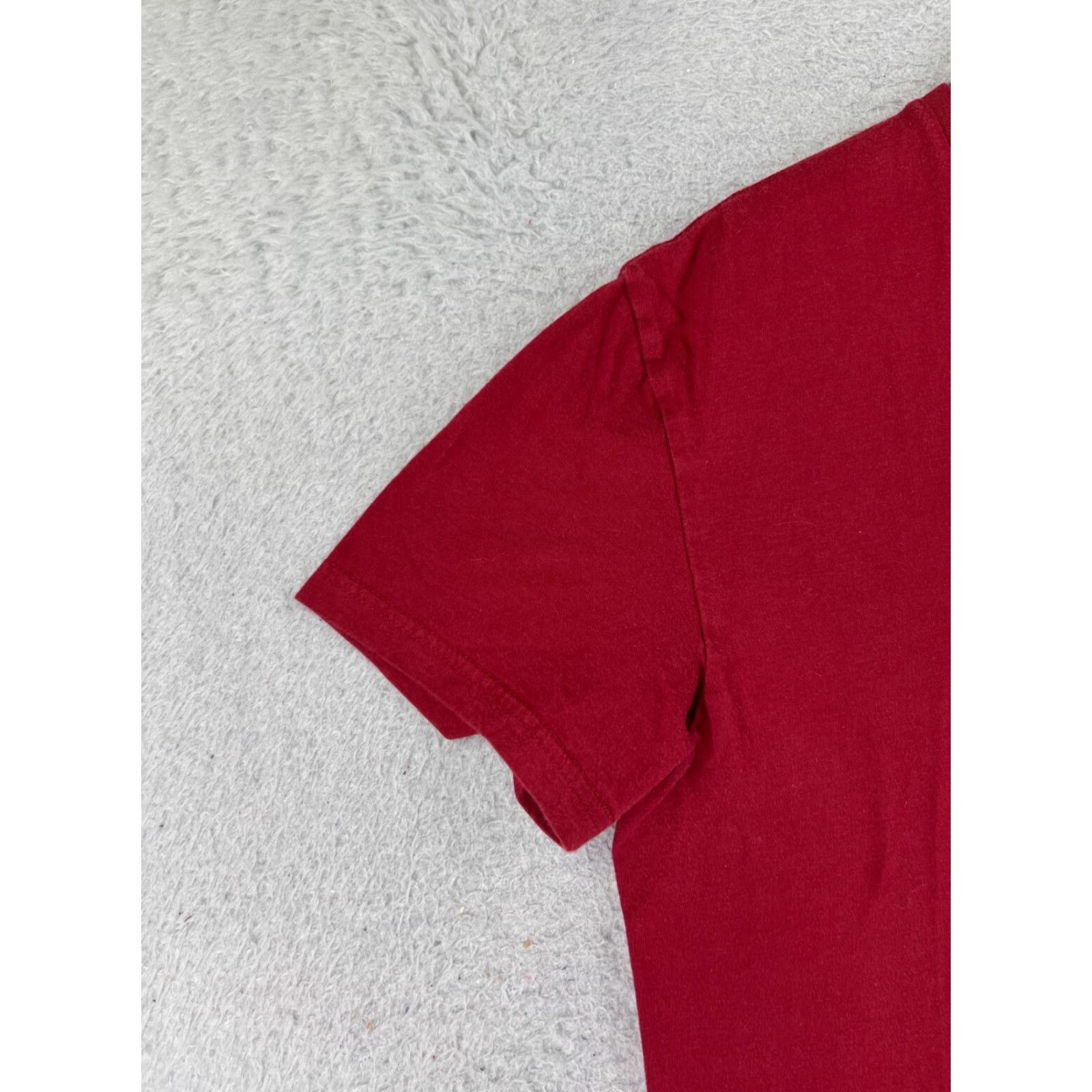 Ralph Lauren Polo Ralph Lauren Shirt Men L Red Cotton Jersey V-Neck Short Sleeve Embroidered Logo Polo Pony Sports Classic Size US L / EU 52-54 / 3 - 3 Thumbnail