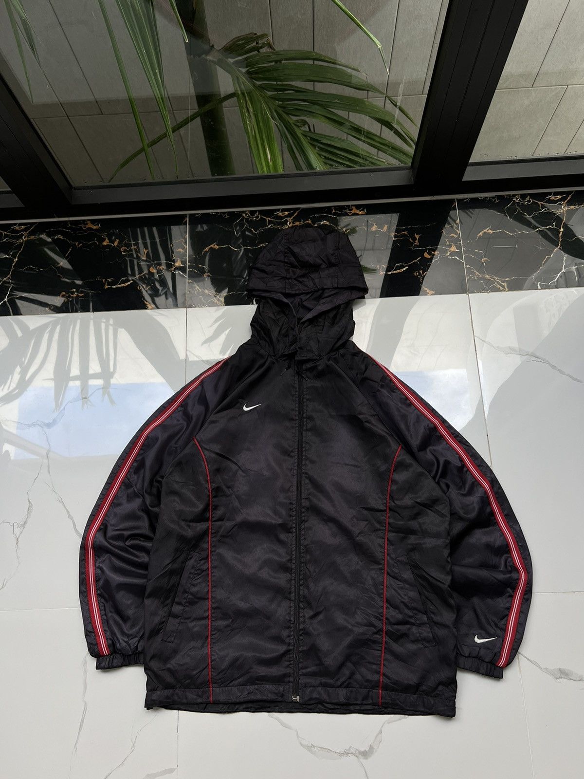 Nike × Vintage 90’s NIKE RETRO DOUBLE SWOOSH Y2K TRACK JACKET Size US M / EU 48-50 / 2 - 1 Thumbnail