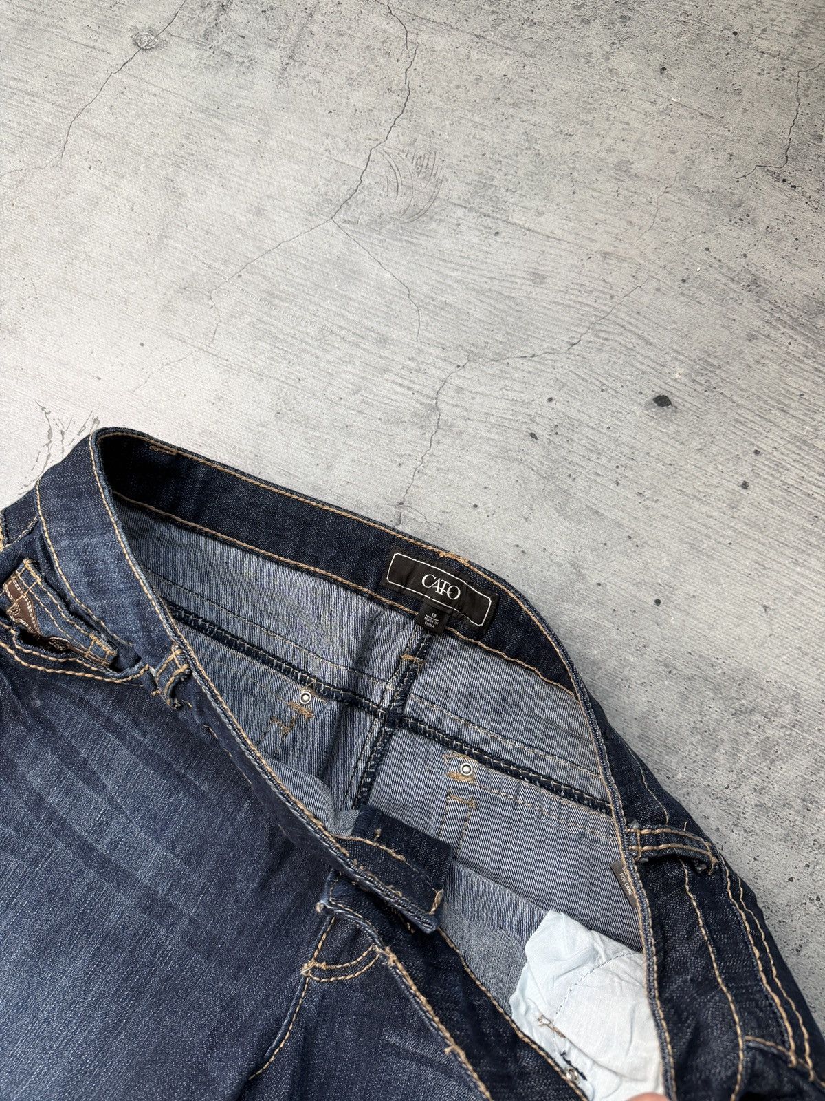 Rock Revival Vintage Rock Revival style Y2k Jeans Biker Punk Denim 2000s Size US 36 / EU 52 - 4 Thumbnail
