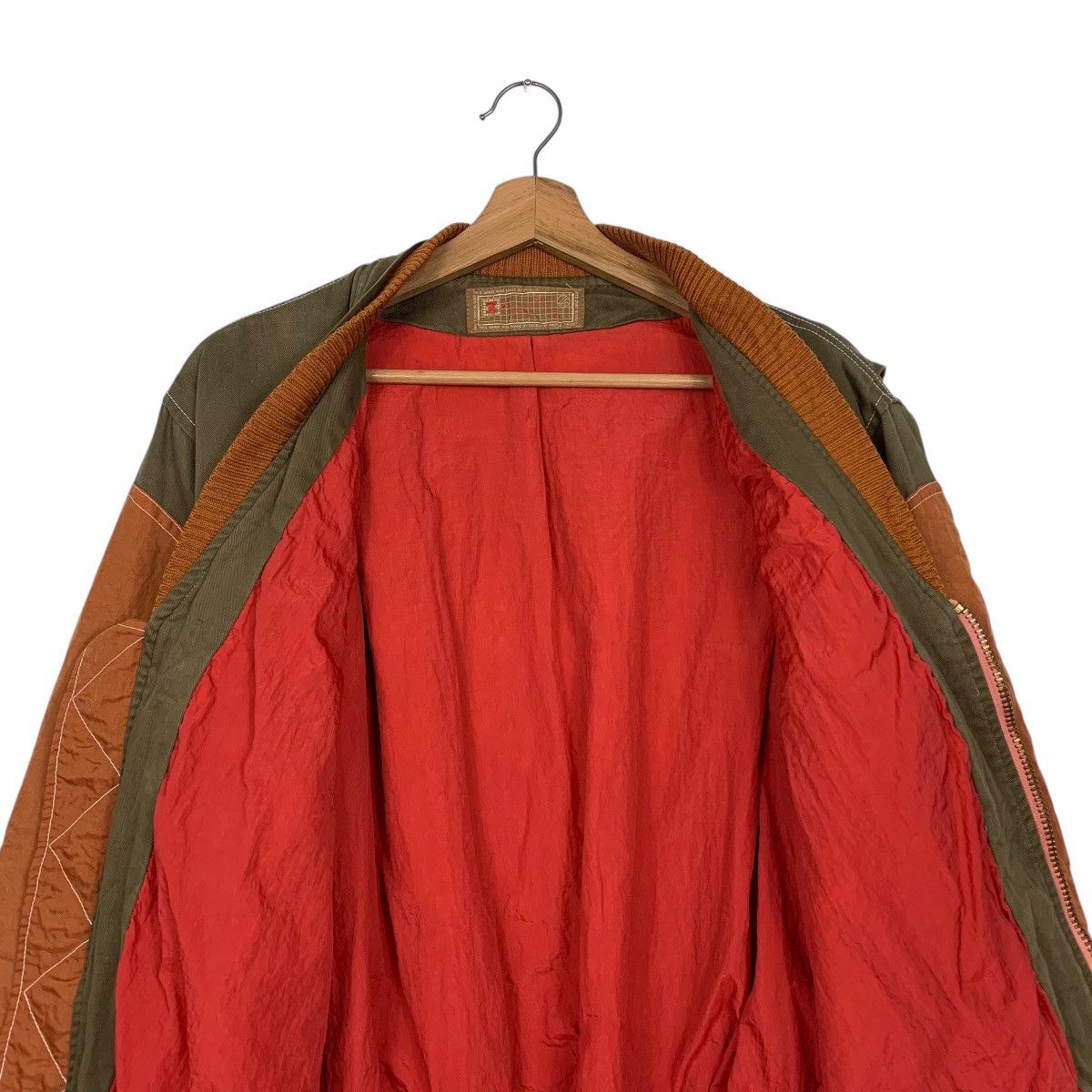 Japanese Brand Japanese Brand Zig Zag Color Block Bomber Jacket Size US M / EU 48-50 / 2 - 12 Thumbnail