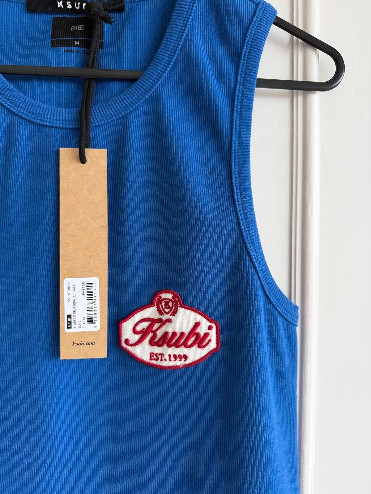 Ksubi new ksubi tee shirt mens klasse debut singlet blue medium Size US M / EU 48-50 / 2 - 3 Thumbnail