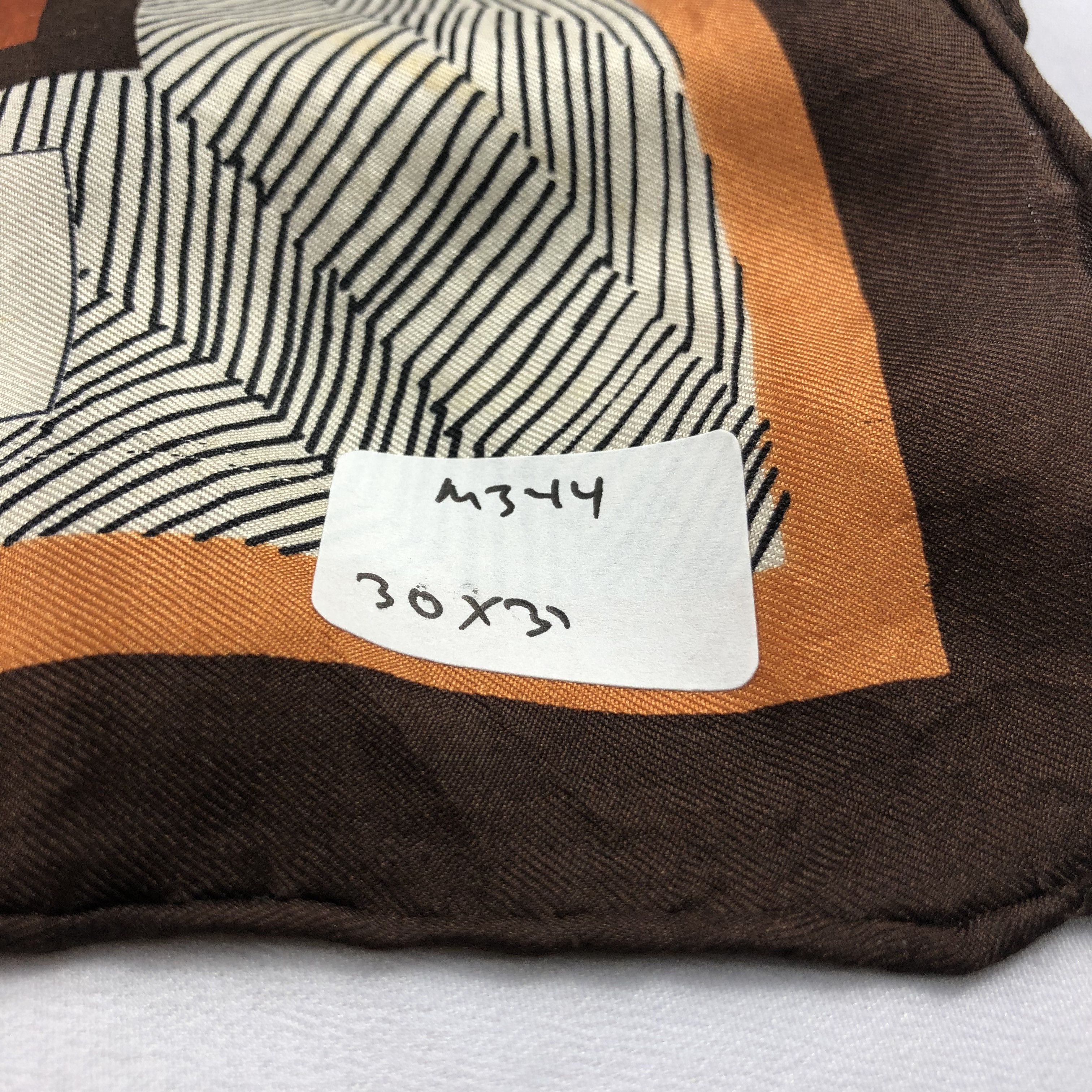Vintage Vintage Roland Munnier Abstract Silk Scarf M344 Size ONE SIZE - 12 Thumbnail