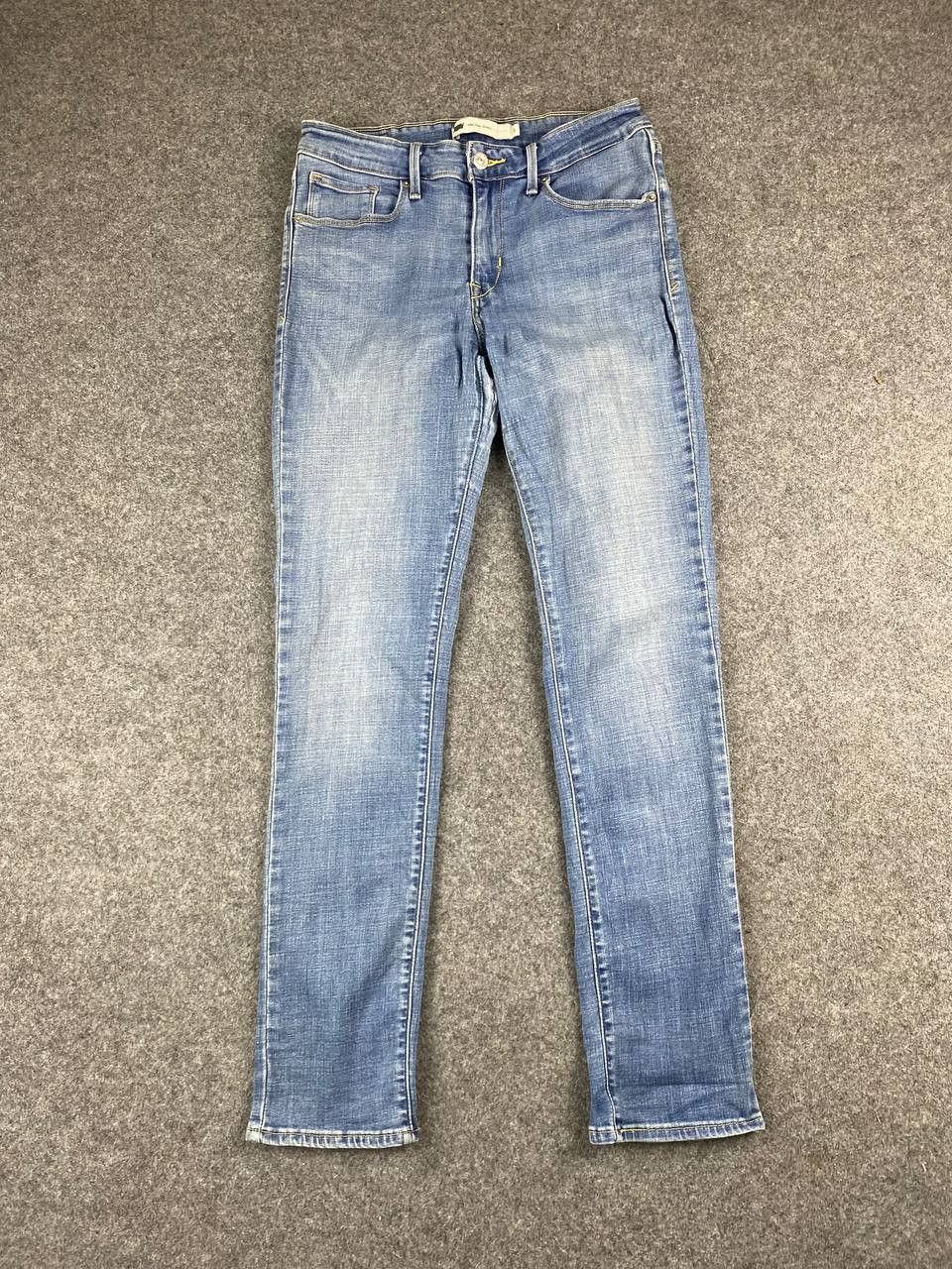 Levi's levis ladies mid rise skinny distressed denim Size 30" / US 8 / IT 44 - 9 Thumbnail