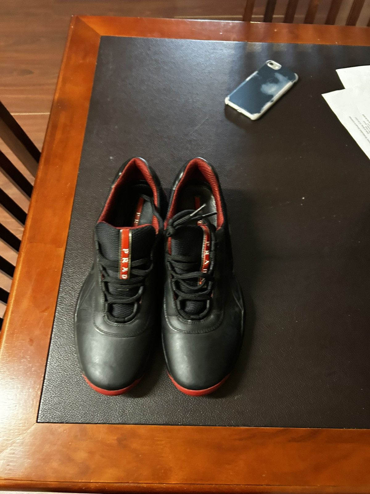 Prada Pradas America’s Cup leather sneakers Size US 9.5 / EU 42-43 - 6 Thumbnail