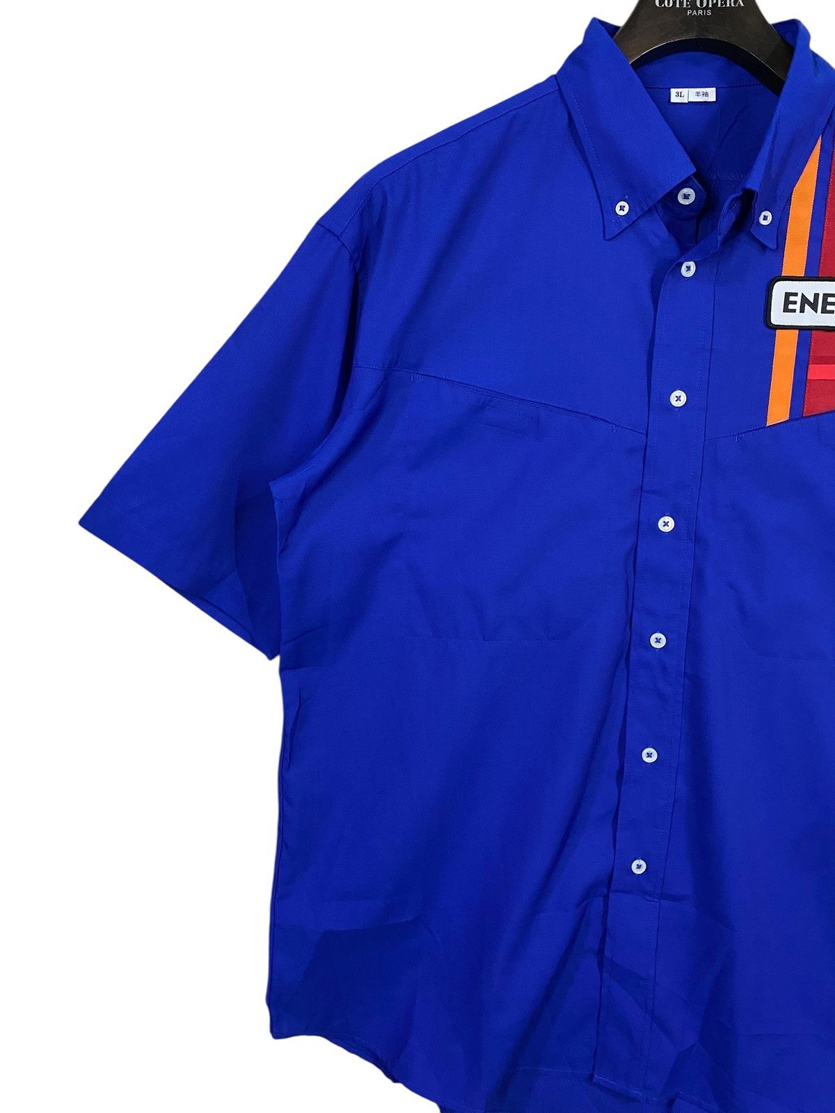 Japanese Brand Japanase eneos uniform shirt button ups saiz 3L Size US XXL / EU 58 / 5 - 2 Thumbnail