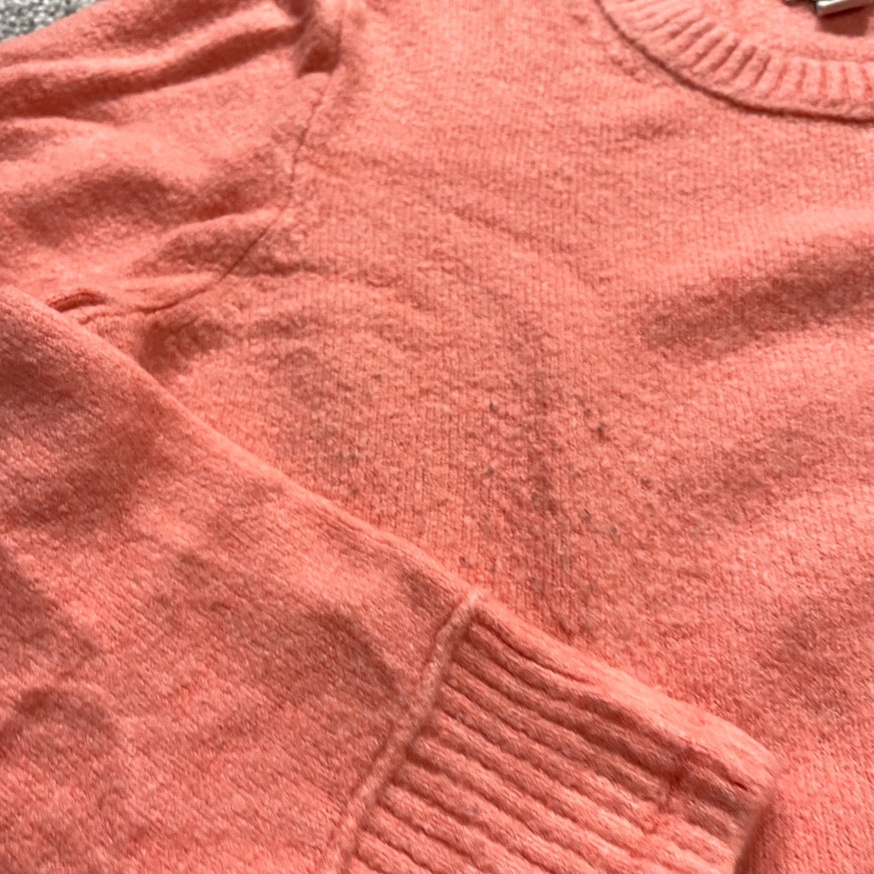 J.Crew VINTAGE J.Crew Women’s Pullover Sweater Knit Long Sleeve Casual Fit Orange 00s Designer Size M / US 6-8 / IT 42-44 - 4 Thumbnail