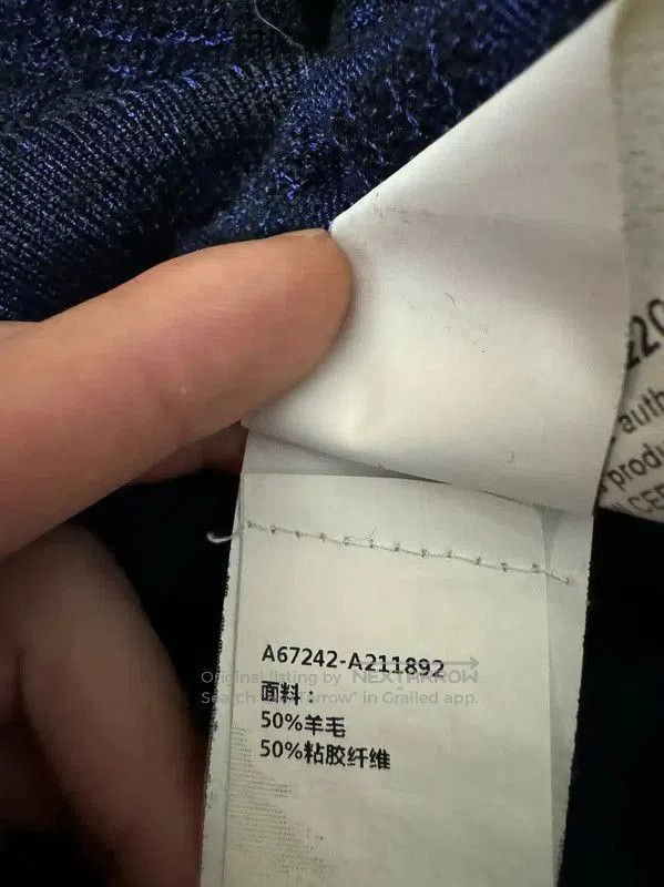 Versace Versace Blue Cotton Knit Sweater for Men . Size US XL / EU 56 / 4 - 4 Thumbnail