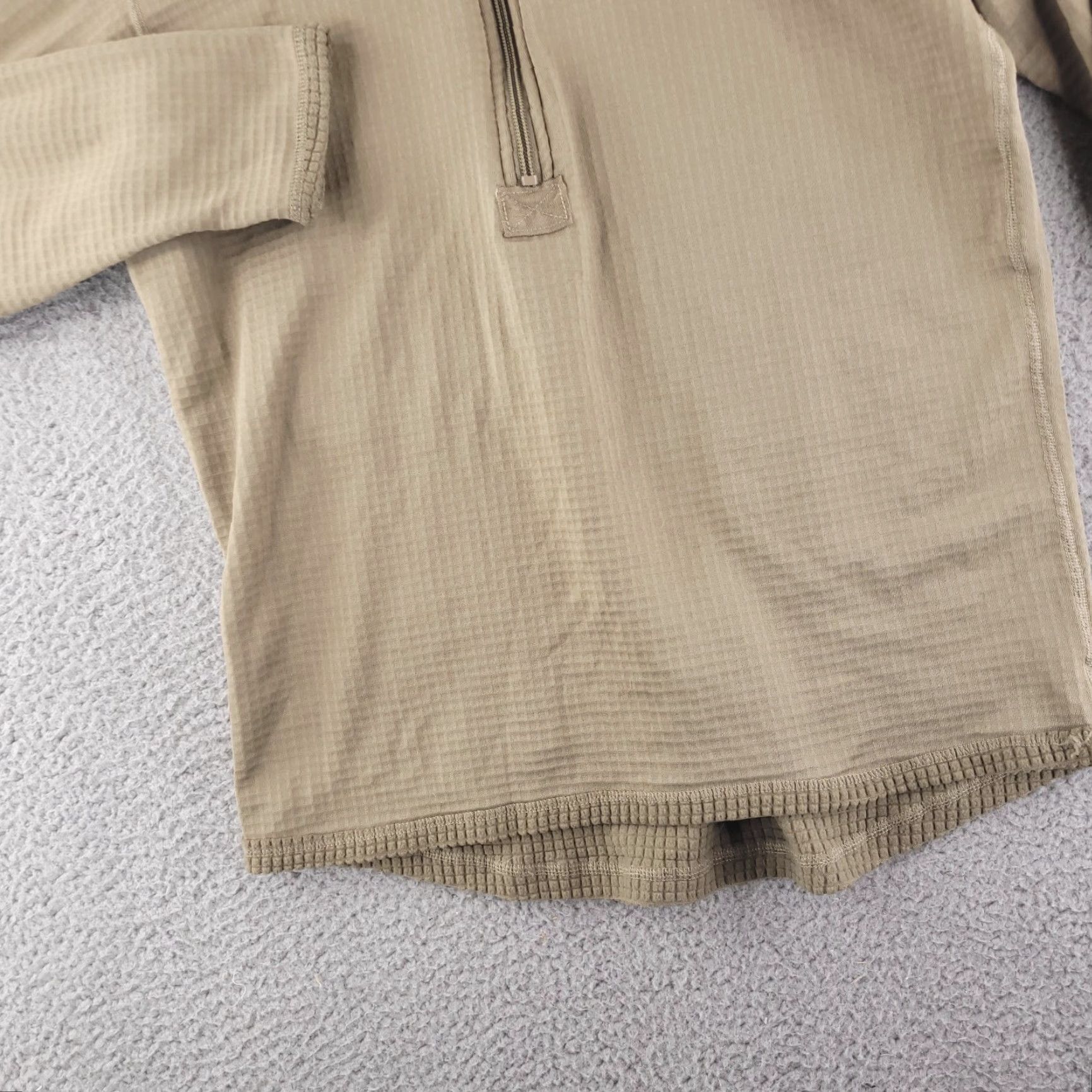 Vintage Milliken Shirt Mens Small Thermal Mid Weight Brown Quarter Zip Sweater Pullover Size US S / EU 44-46 / 1 - 2 Thumbnail