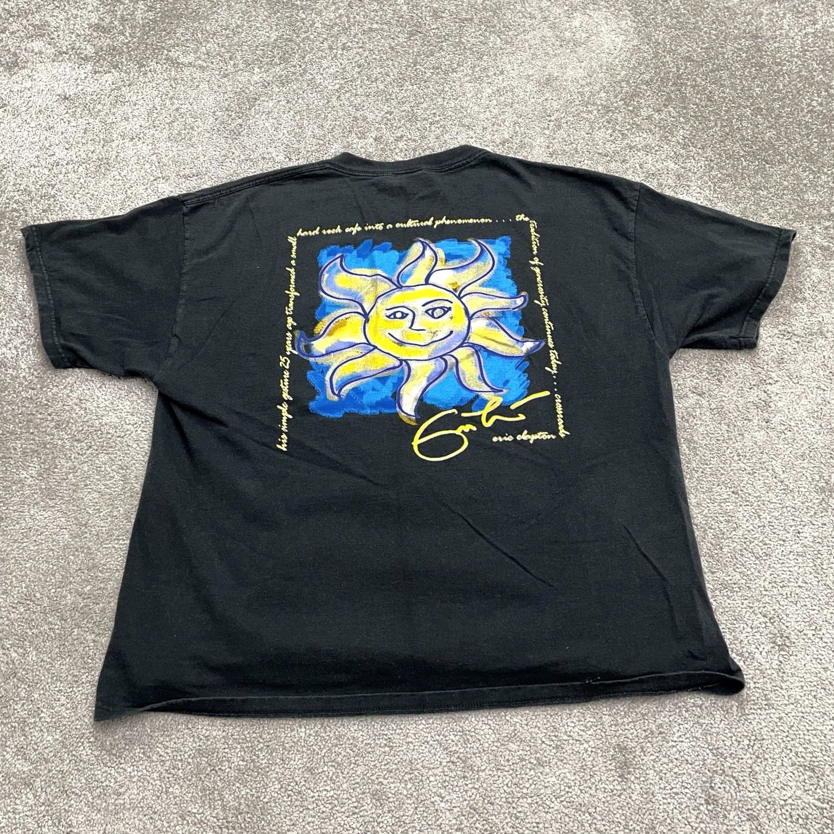Hard Rock Cafe Hard Rock Cafe Vintage 90s Graphic T-Shirt Unisex XL Black Crew Neck Cotton Tee Size XL / US 12-14 / IT 48-50 - 2 Thumbnail