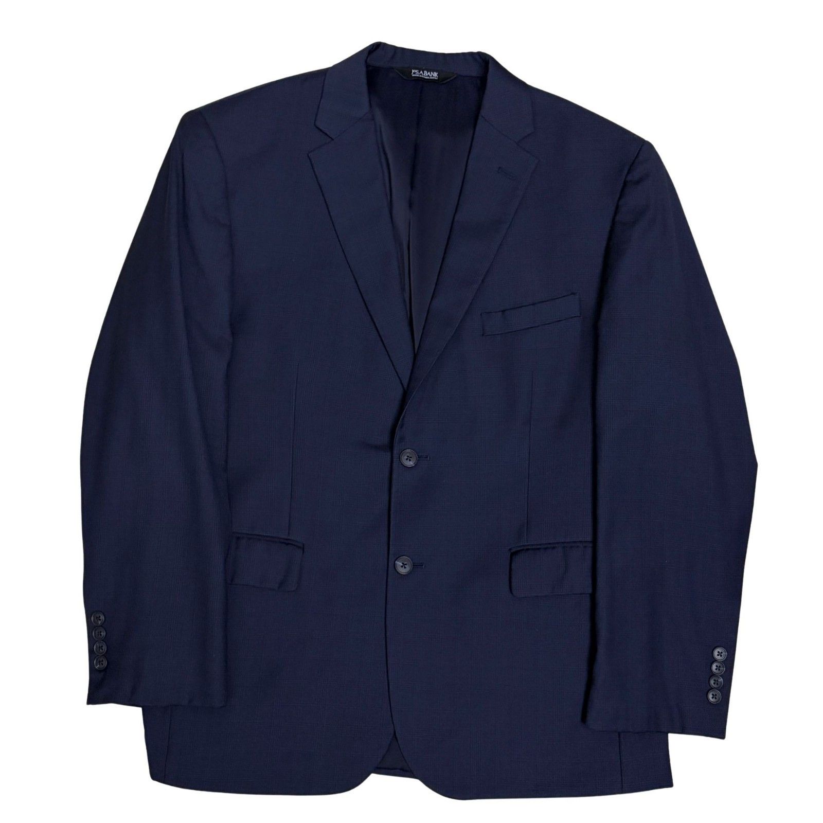 Jos. A. Bank Jos A Bank Suit Blue Plaid Blazer & Pants Business XL (44R) Size 44R - 3 Thumbnail
