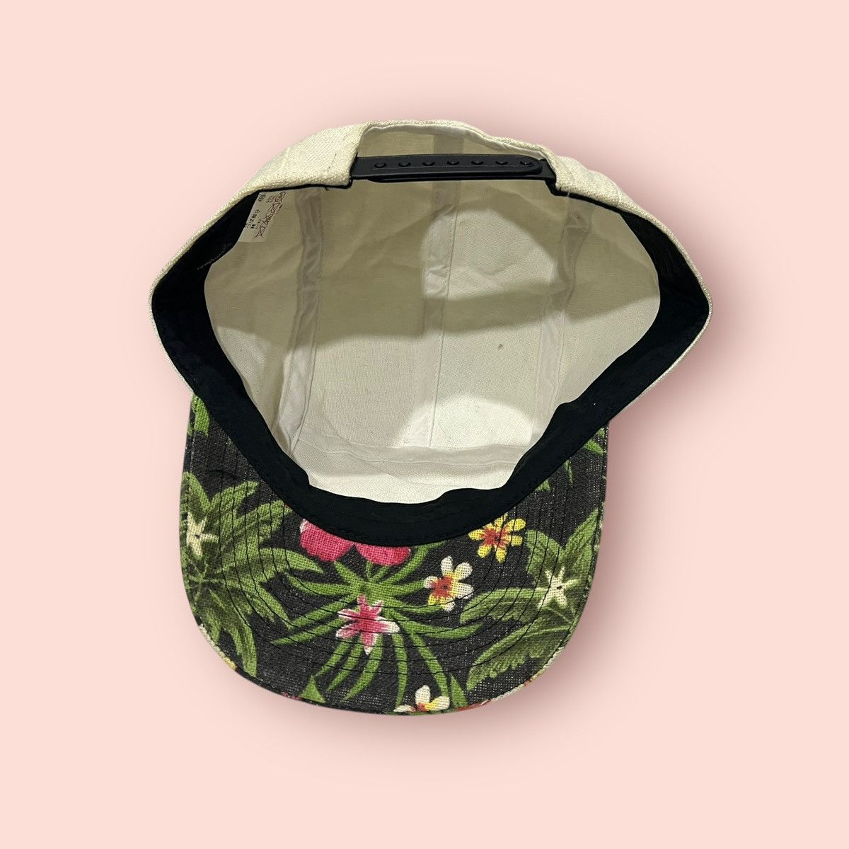 Japanese Brand × Vintage VINTAGE SMIR NASLI FLORAL VISOR 5 PANEL SNAPBACK HAT Size ONE SIZE - 22 Thumbnail
