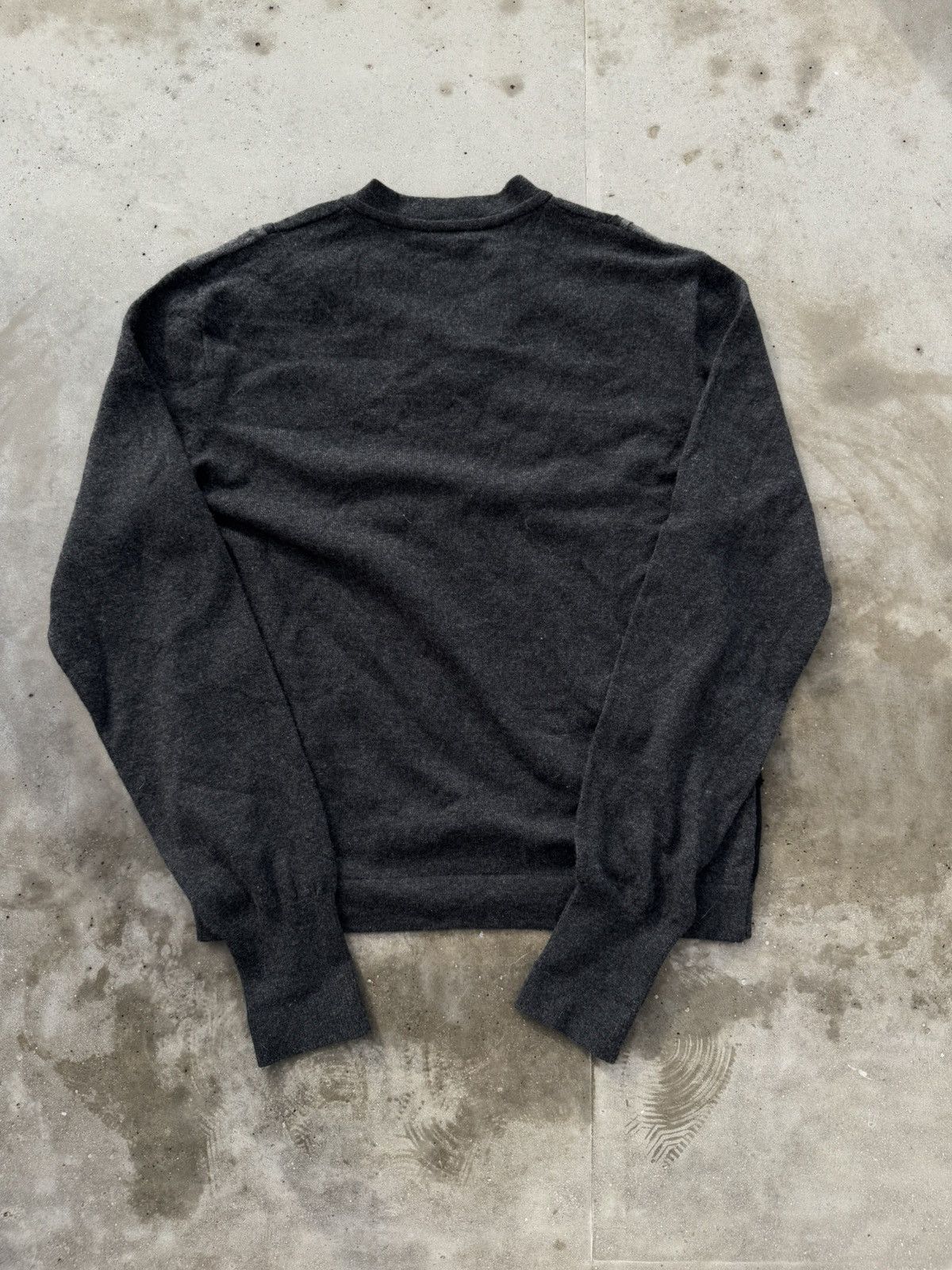 Vintage 100% Cashmere Avant garde knit sweater Size US XL / EU 56 / 4 - 4 Thumbnail