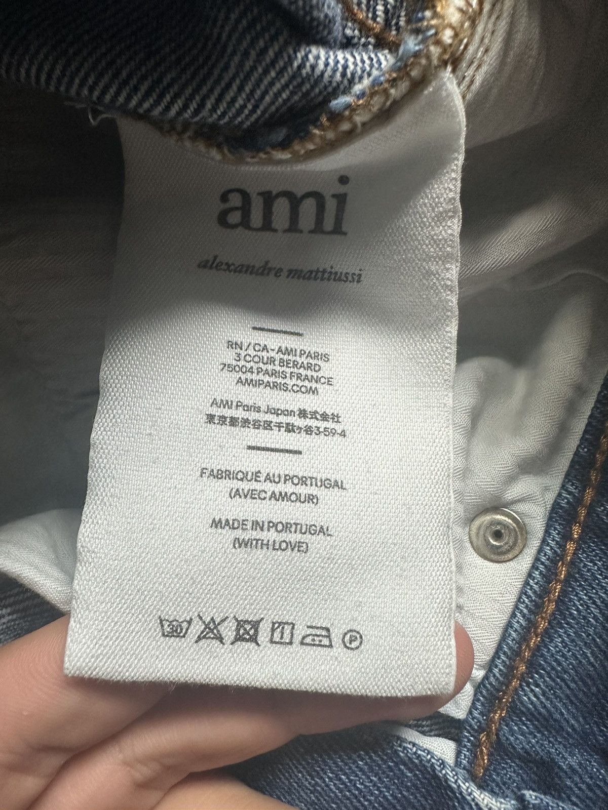 AMI AMI Paris Blue Tapered Jeans Size US 30 / EU 46 - 5 Thumbnail