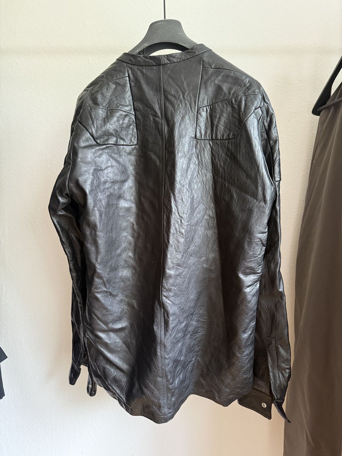 Rick Owens Rick Owens Girdered Larry Leather Jacket 50 Size US M / EU 48-50 / 2 - 6 Thumbnail