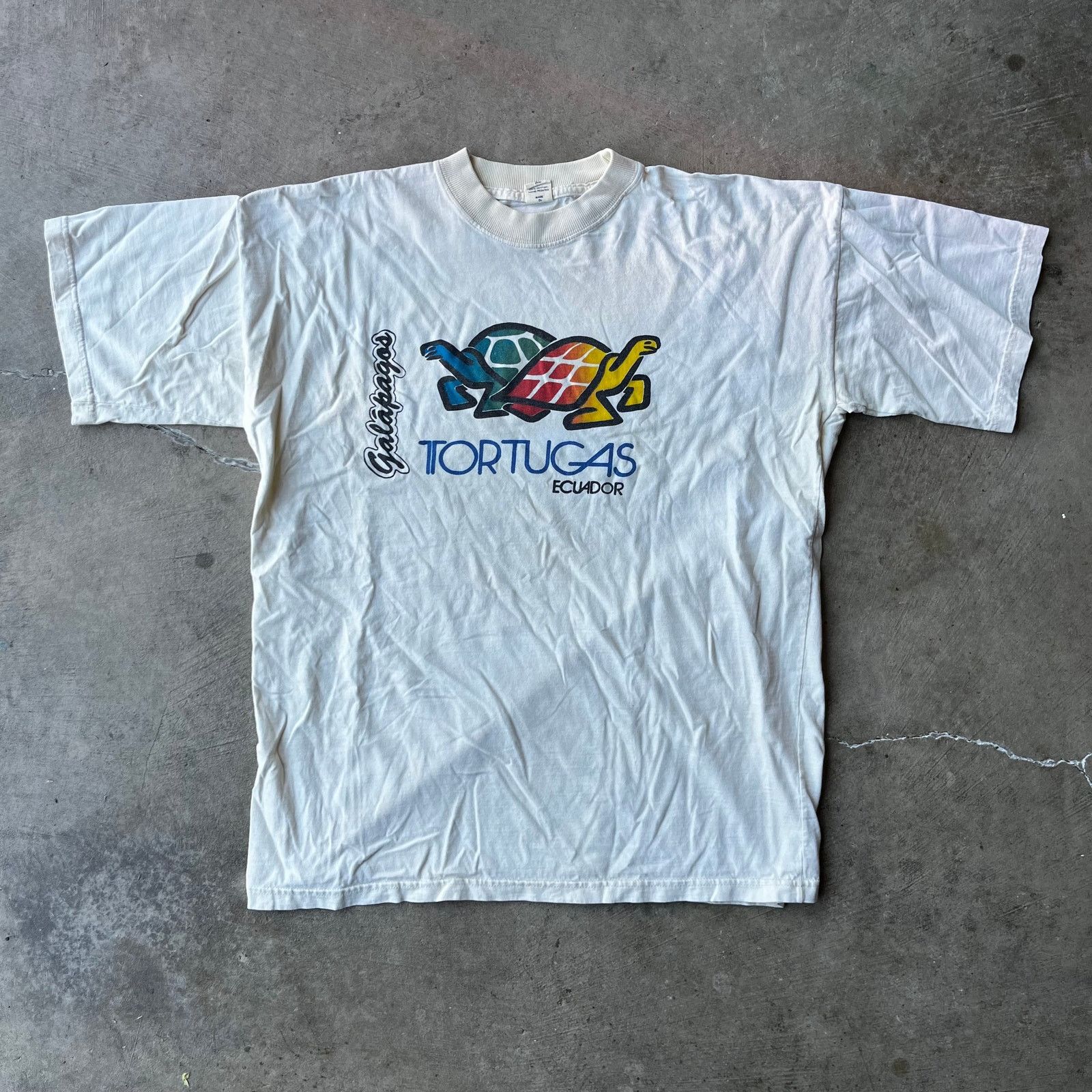 Vintage VINTAGE TORTUGAS ECUADOR NOVELTY TOURISM AR SHIRT MENS XL Size US XL / EU 56 / 4 - 6 Thumbnail