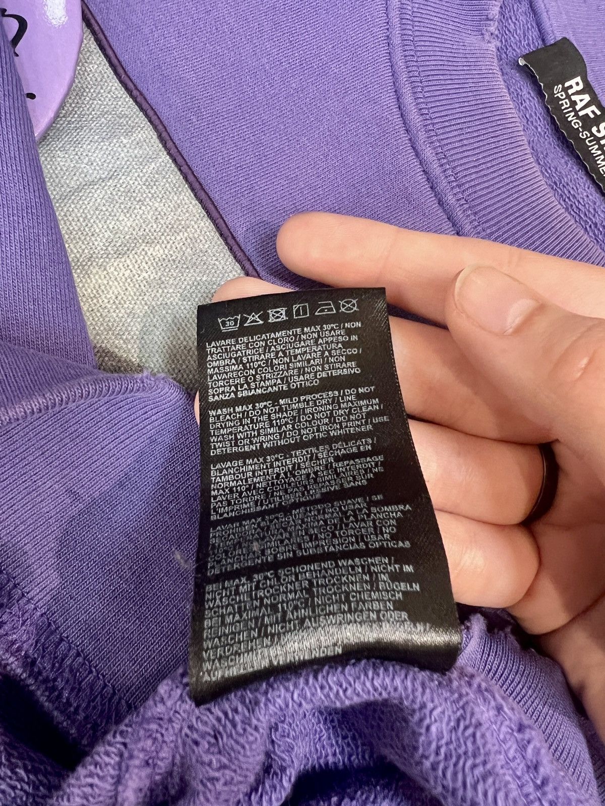 Raf Simons RAF SIMONS 2021SS patchwork sweatshirt Size US L / EU 52-54 / 3 - 8 Thumbnail