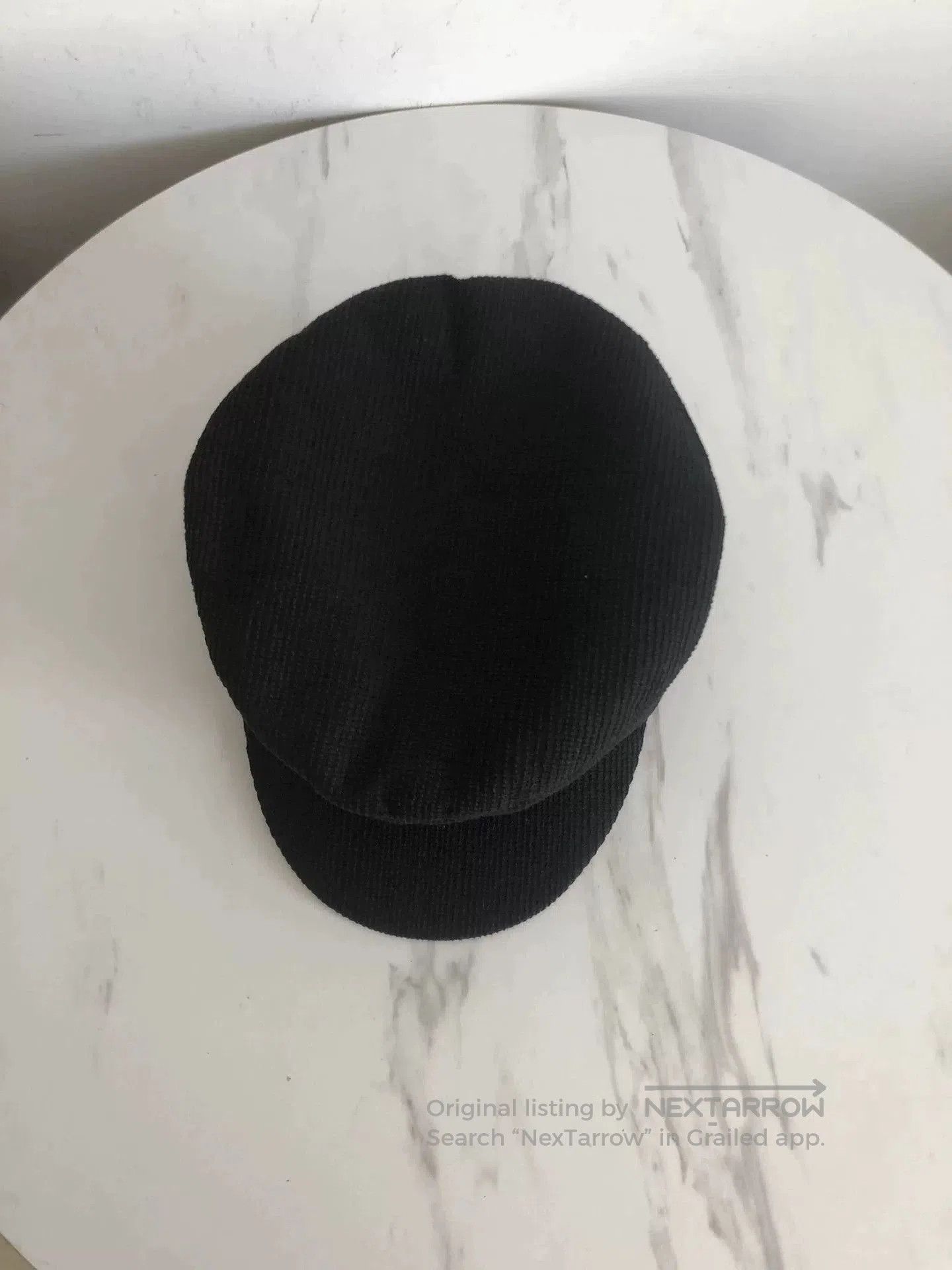 Dior Dior Black Newsboy Cap with Logo. Size ONE SIZE - 2 Thumbnail