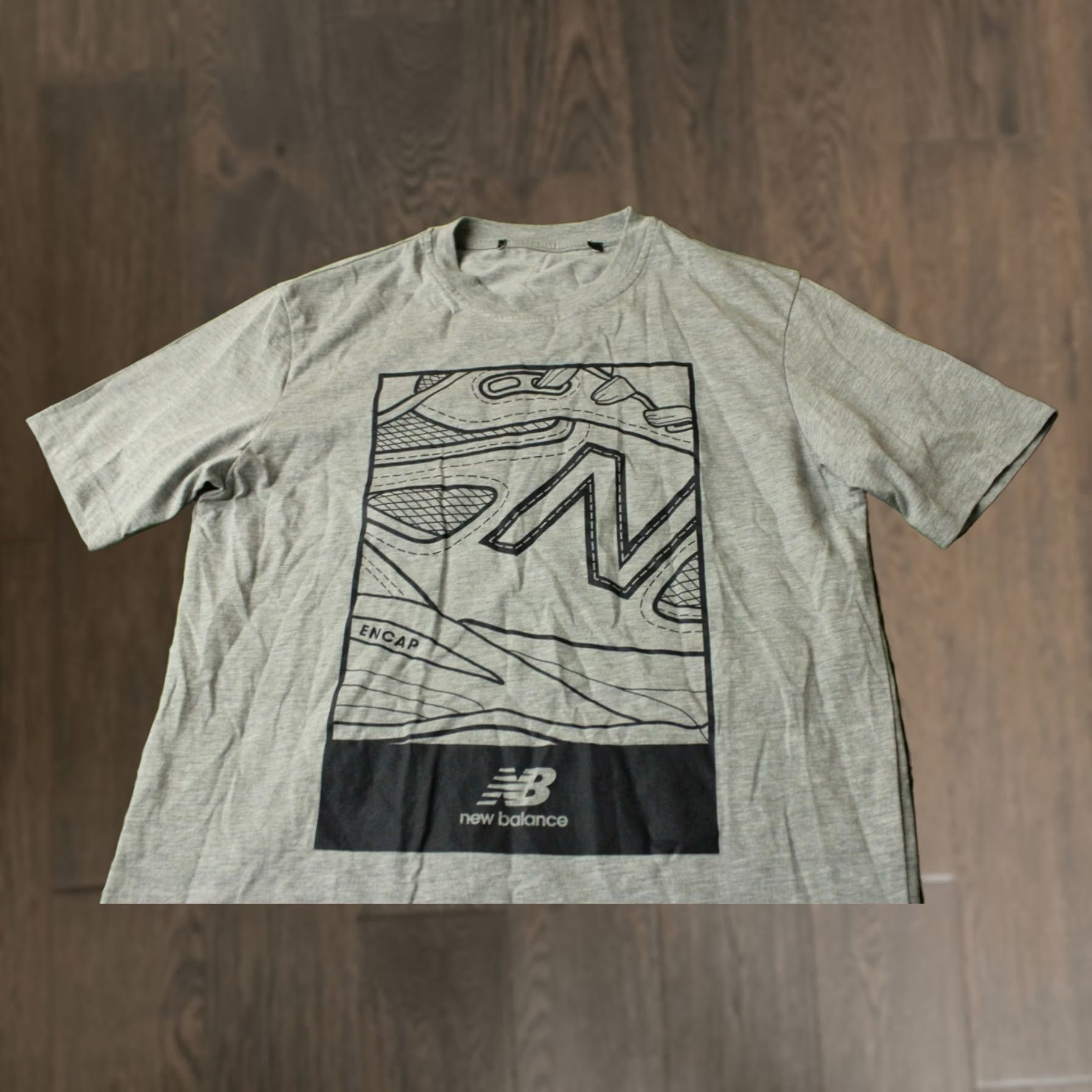 New Balance New Balance Shirt Mens XS S Gray Solid Graphic Tee Jersey 2018 2019 Classic Fit Short Sleeve Cotton Polyester T-Shirt Size US S / EU 44-46 / 1 - 1 Thumbnail