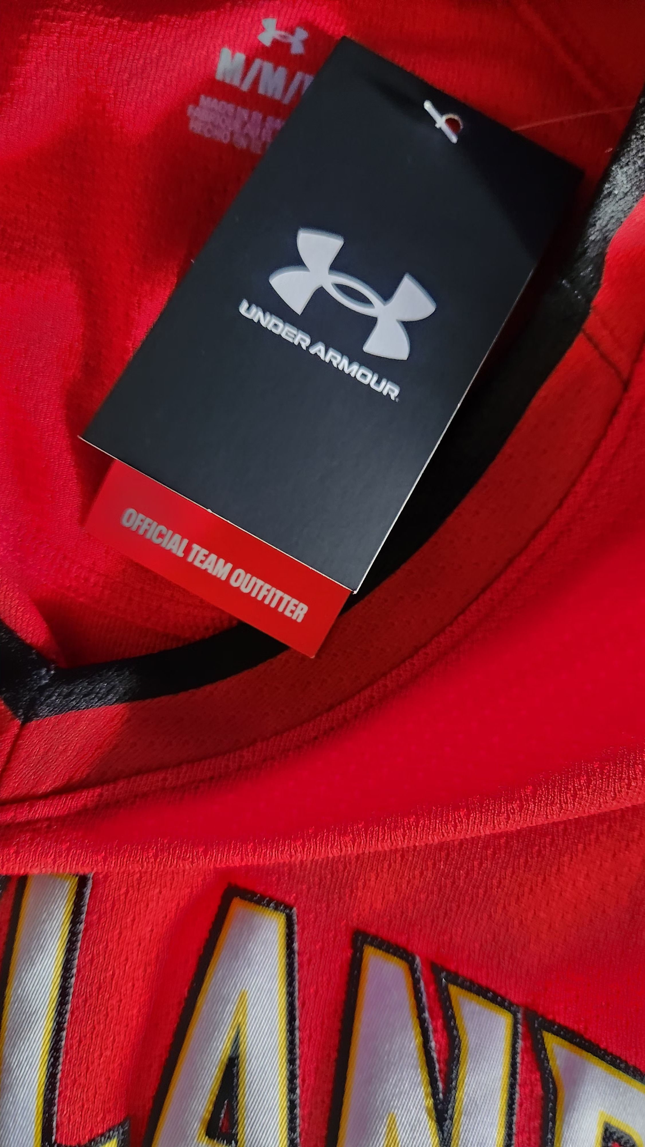 Under Armour Armour Maryland Terrapins Softball Men Size Medium Size US M / EU 48-50 / 2 - 5 Thumbnail