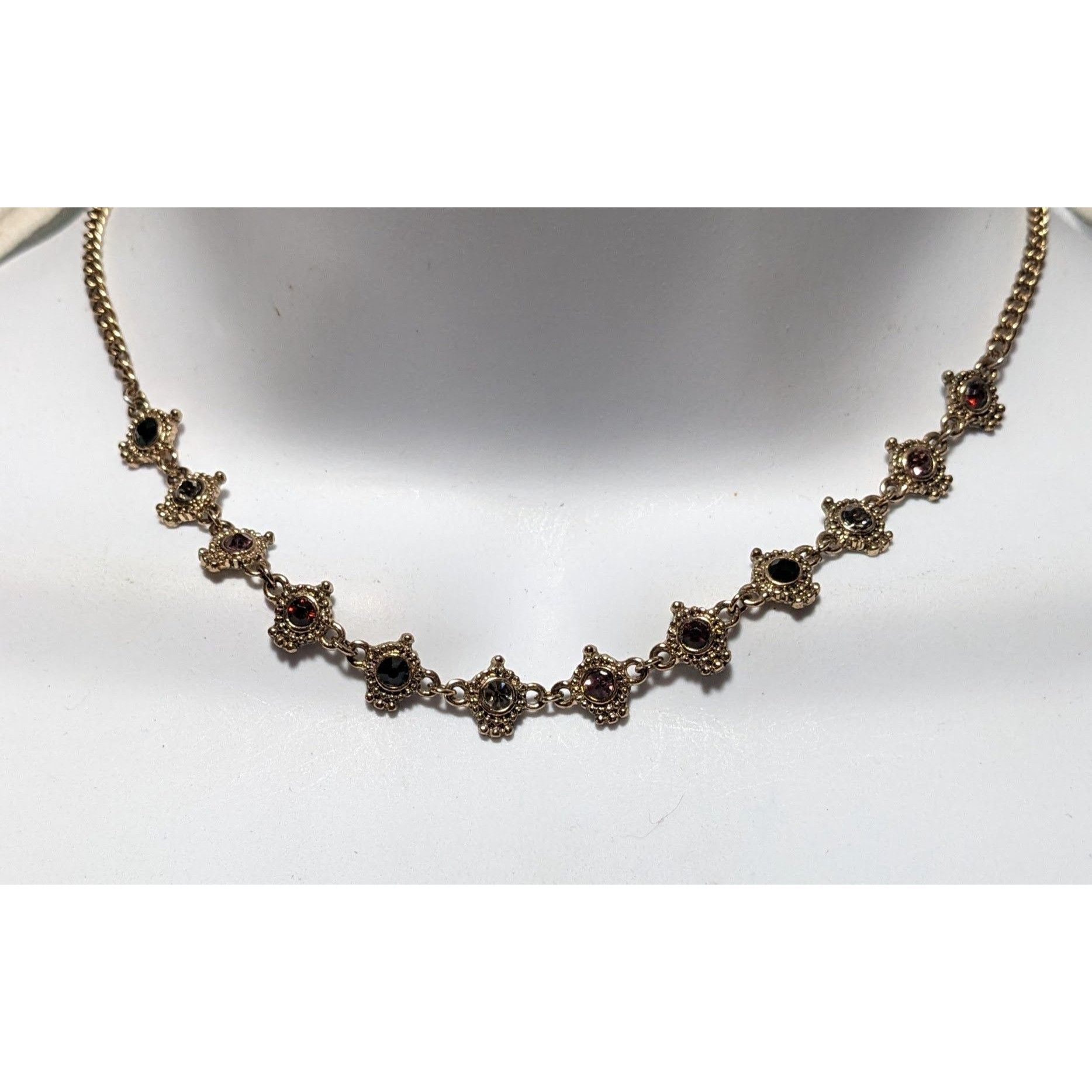 Other Dainty Rainbow Rhinestone Necklace Size ONE SIZE - 5 Thumbnail