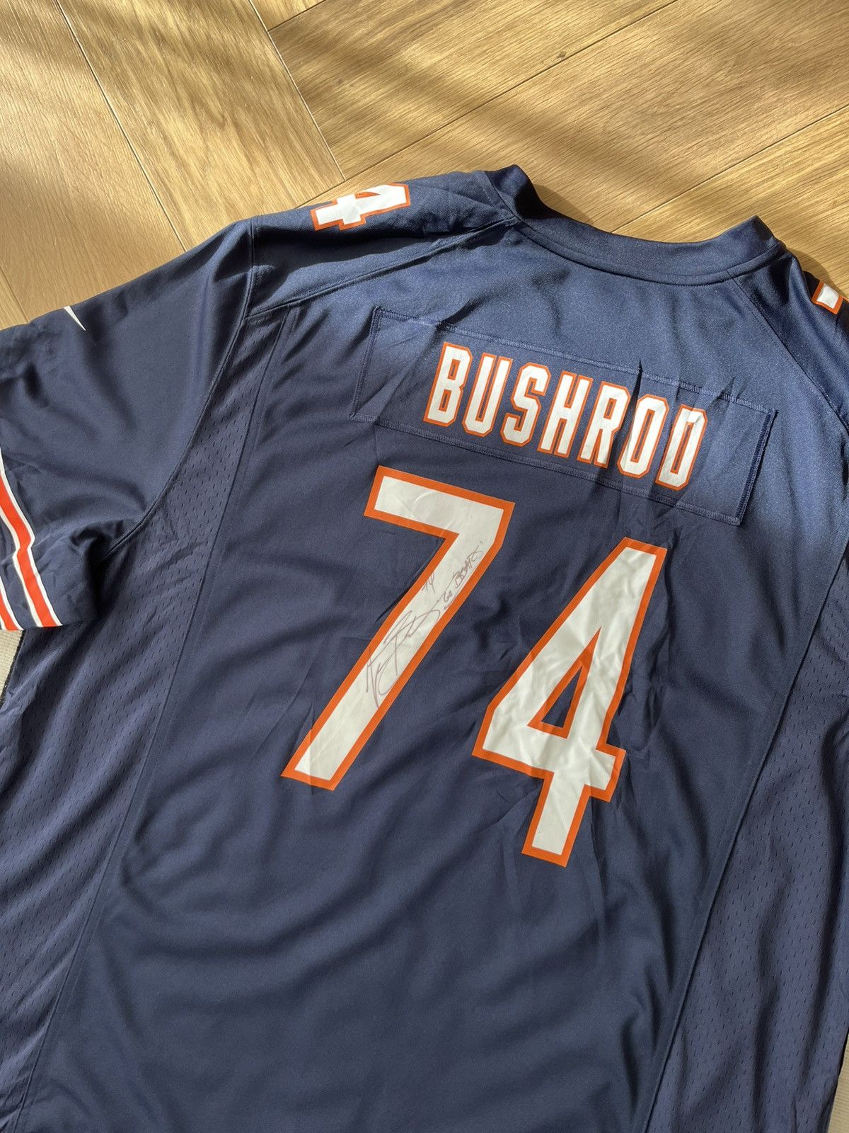 NFL Autographed Nike Chicago Bears Jermon Bushrod XXL NFL jersey Size US XXL / EU 58 / 5 - 10 Thumbnail