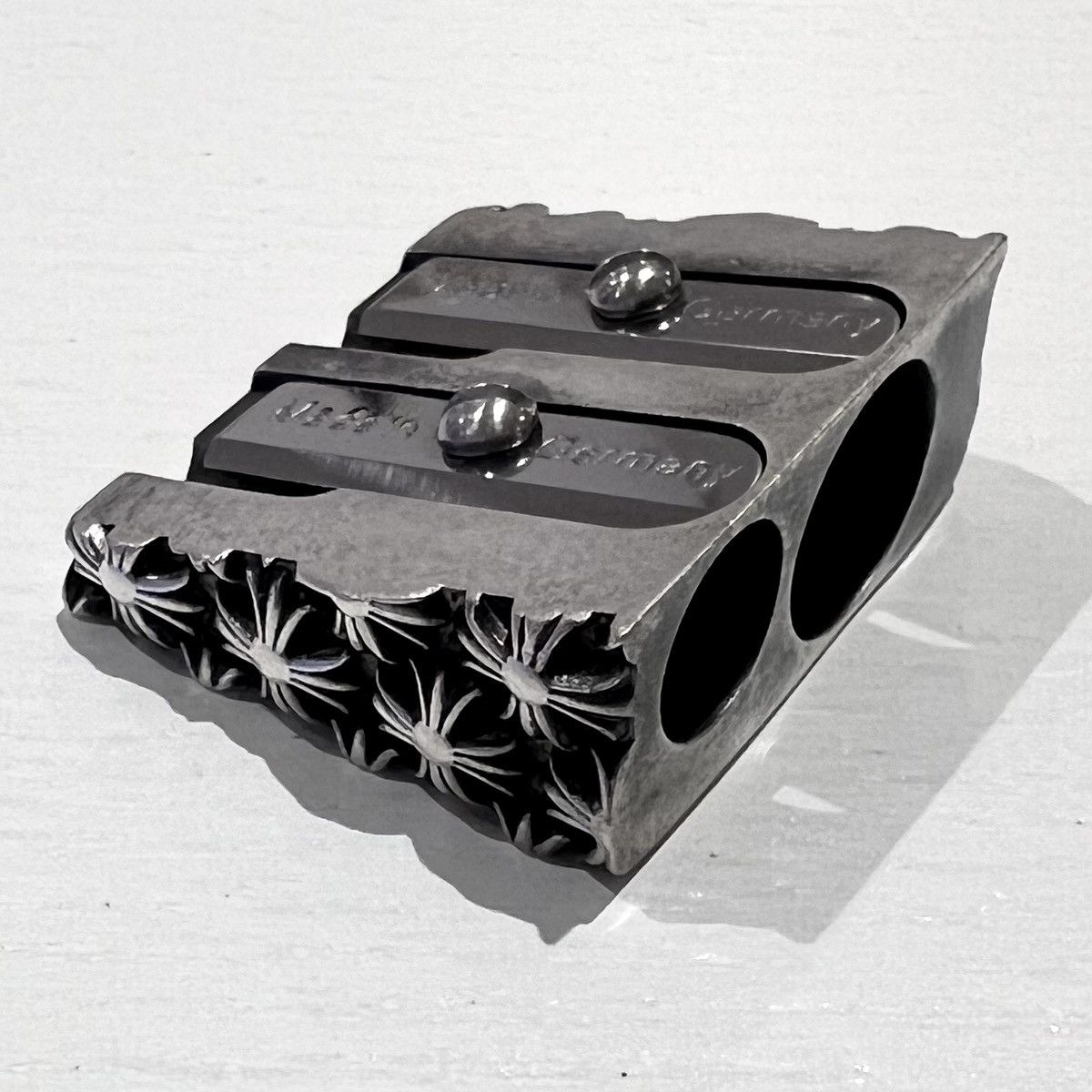 Chrome Hearts Chrome Hearts Silver Pencil Sharpener & Eraser Set Size ONE SIZE - 6 Thumbnail