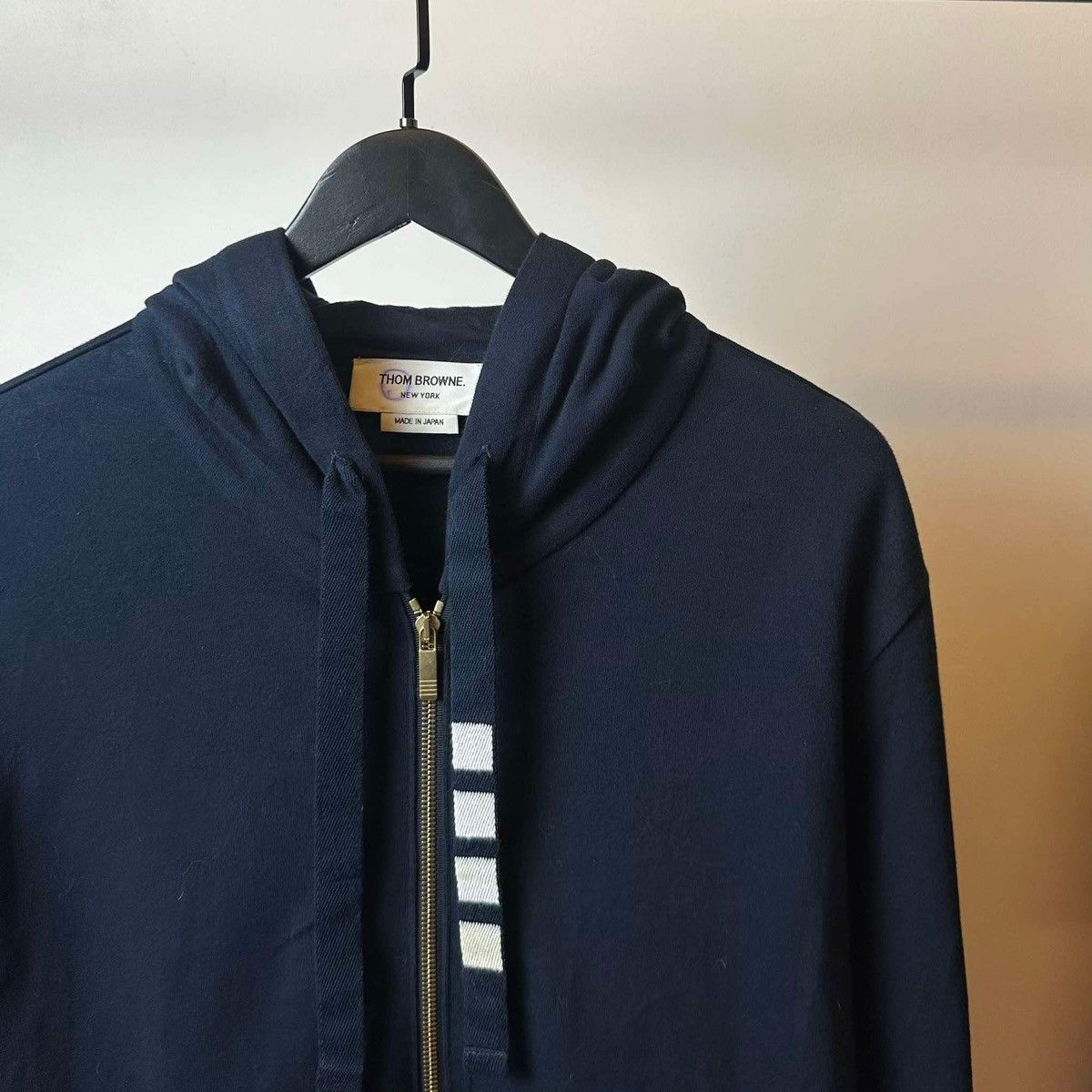 Thom Browne THOM BROWNE NAVY JACKET ZIP Size US L / EU 52-54 / 3 - 3 Thumbnail