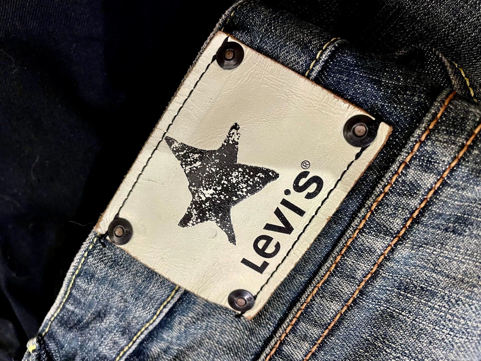 Levi's LEVI'S Black Star Ultra Low Rise 30 Japan Size US 30 / EU 46 - 6 Thumbnail