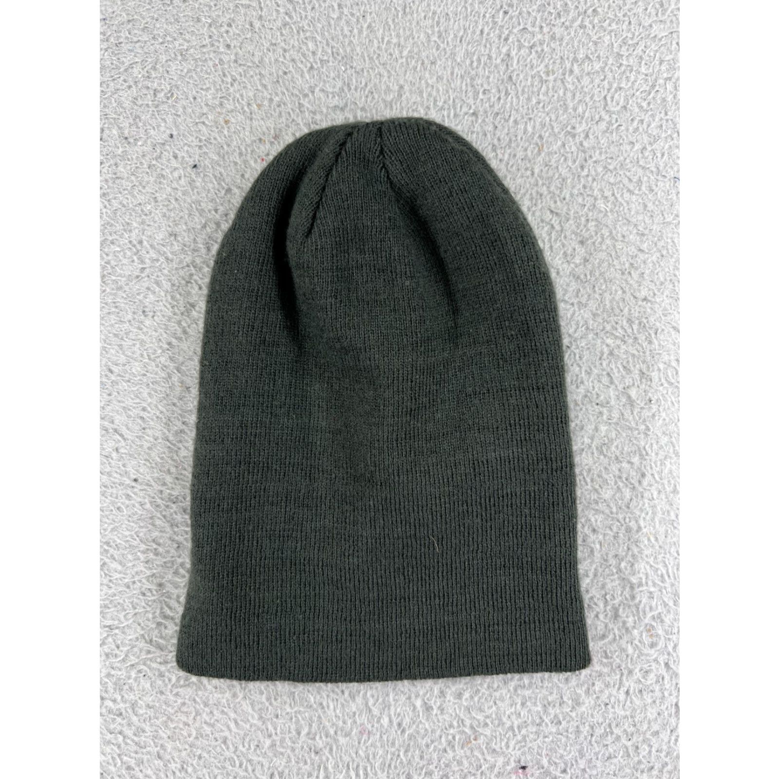 Vintage Hand Out Gloves Beanie Adult One Size Gray Knit Snow Ski Acrylic Hats Mens Size ONE SIZE - 3 Thumbnail