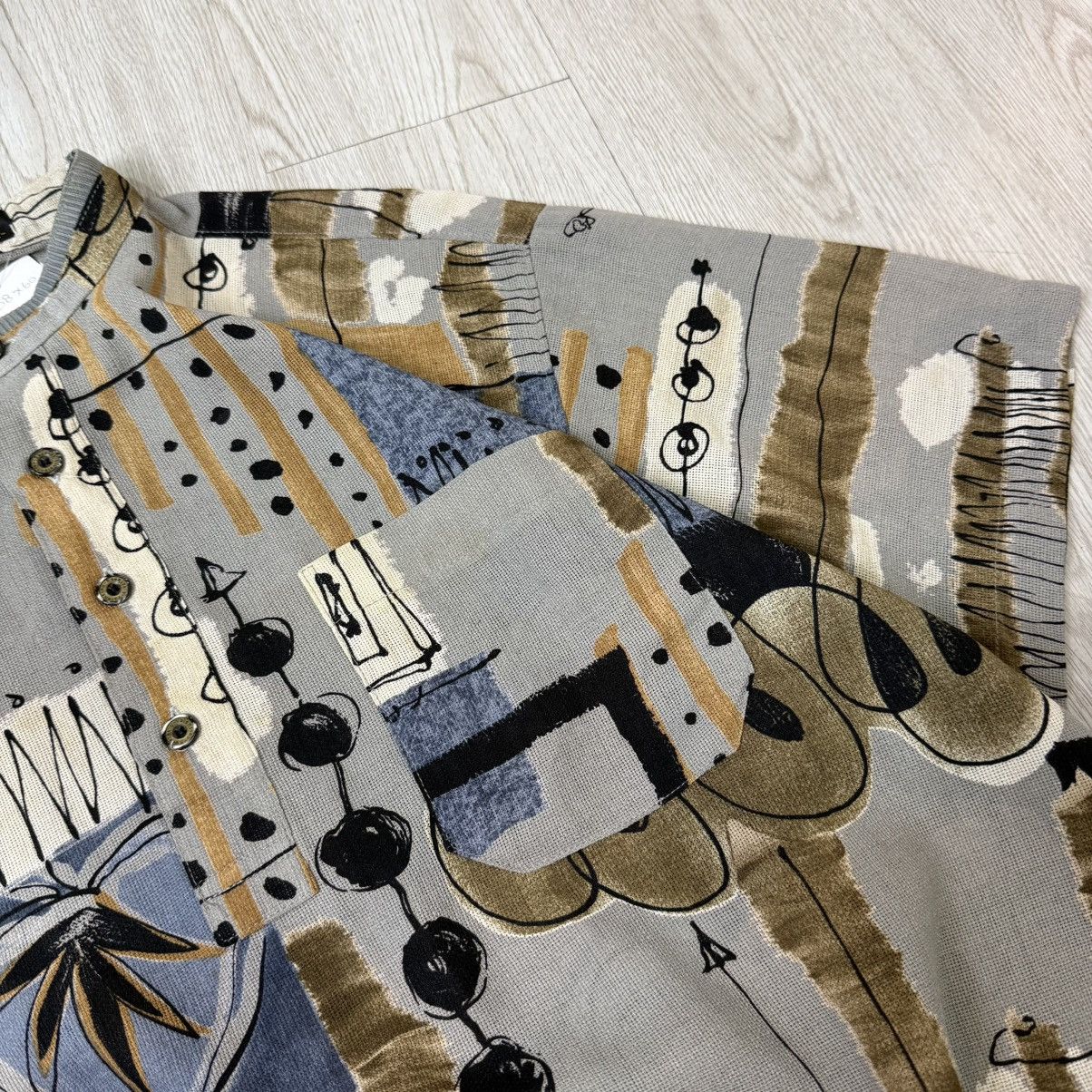 Vintage RUDOLPH VALENTINO vintage shirts abstart shanghai Size US L / EU 52-54 / 3 - 4 Thumbnail