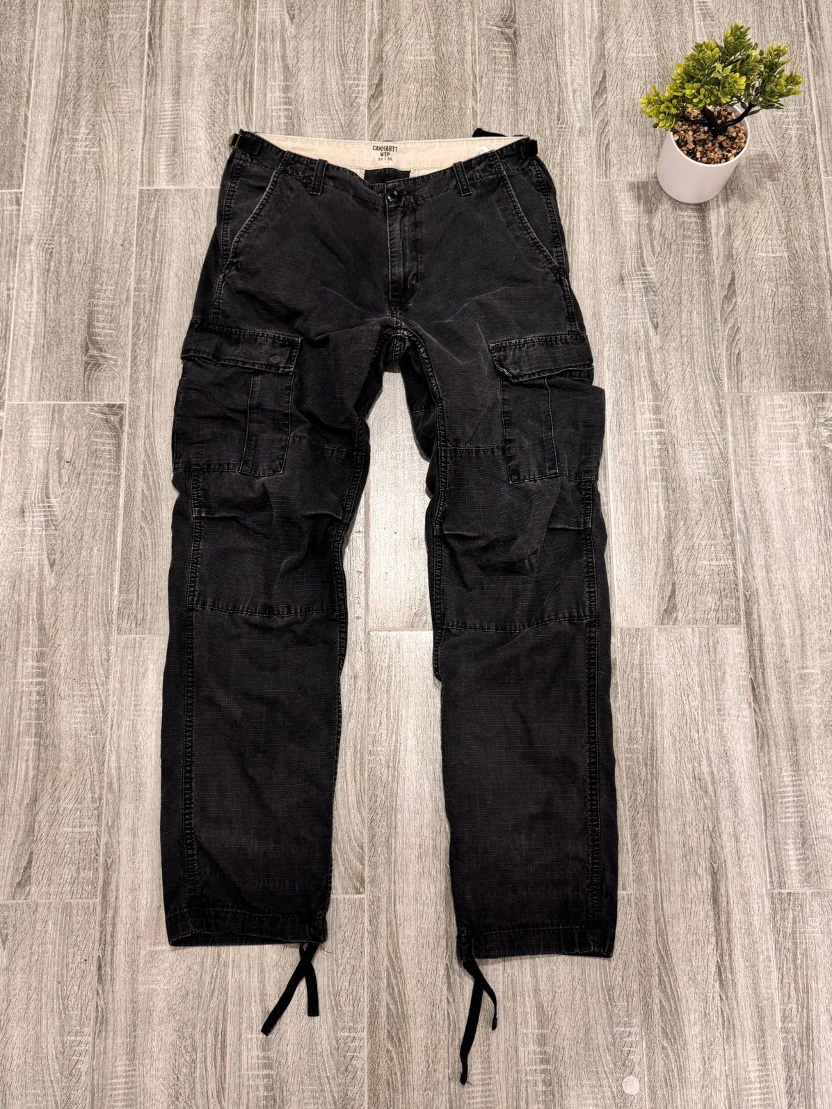 Carhartt Vintage Cargo Pants Double Knee Baggy Y2K Opium SK8 BONTAGE Size US 32 / EU 48 - 4 Thumbnail