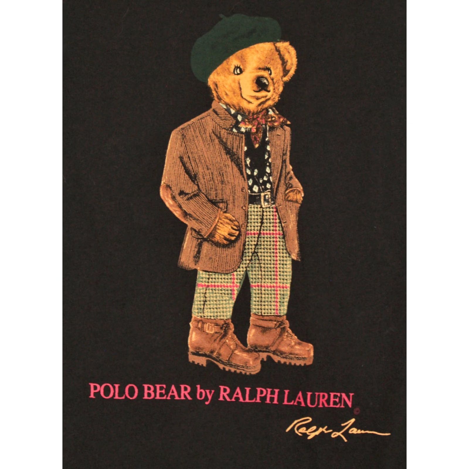 Ralph Lauren Ralph Lauren Mens VTG 1990s Teddy Bear T Shirt M Black 90s Tshirt Tshirt Polo Tshirt Mens Size US M / EU 48-50 / 2 - 3 Thumbnail