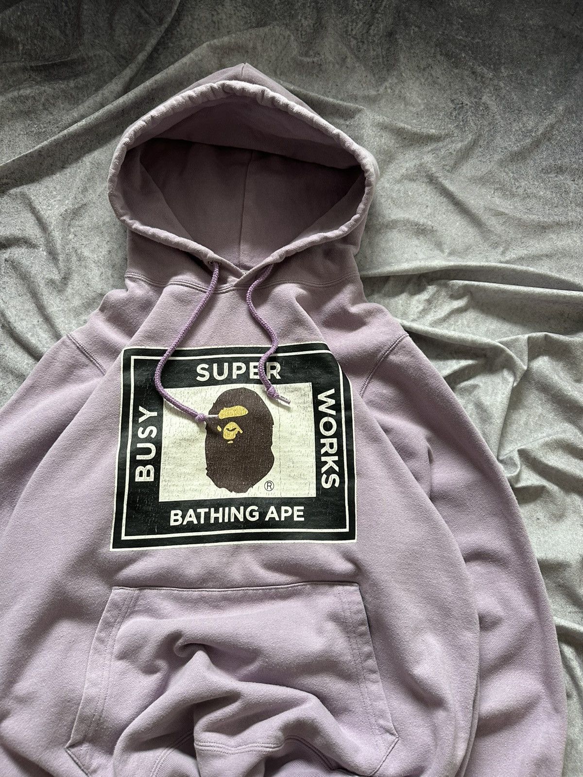 Bape BAPE Busy Super Works Pullover Hoodie Pink Size L Size US L / EU 52-54 / 3 - 6 Thumbnail